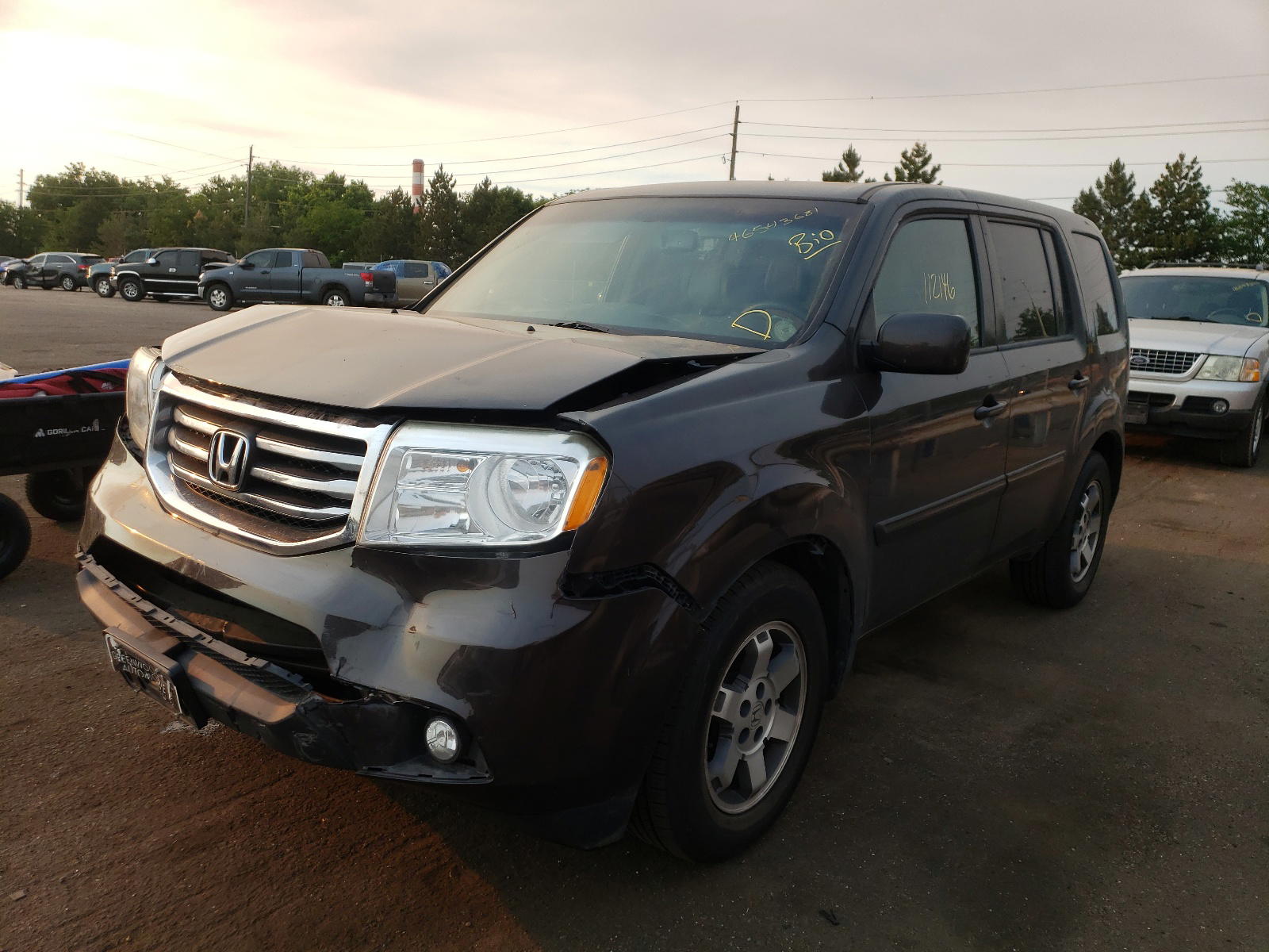 Photo 2 from auction – 2013 HONDA PILOT EXL with VIN 5FNYF4H53DB010022