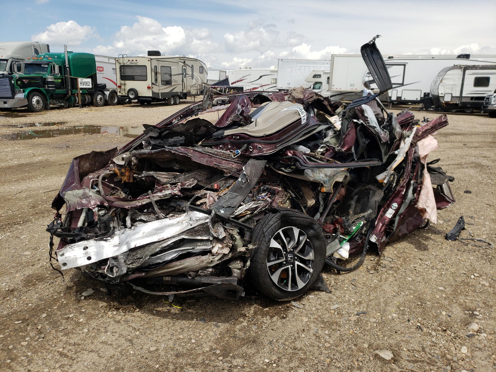 Photo 2 from auction – 2014 HONDA CIVIC EX with VIN 19XFB2F83EE215934