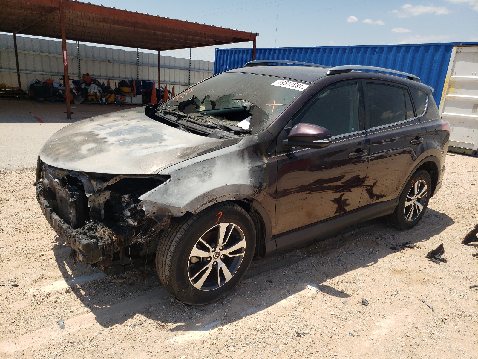 Photo 2 from auction – 2017 TOYOTA RAV4 XLE with VIN 2T3WFREV2HW402207