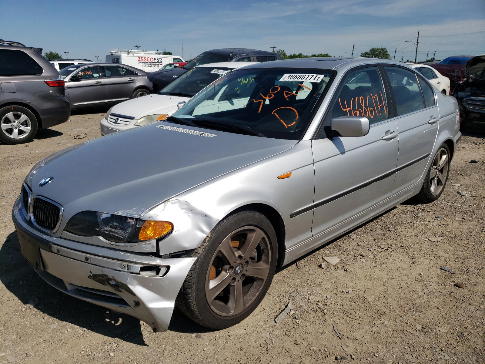 Photo 2 from auction – 2004 BMW 330 I with VIN WBAEV53444KM35758
