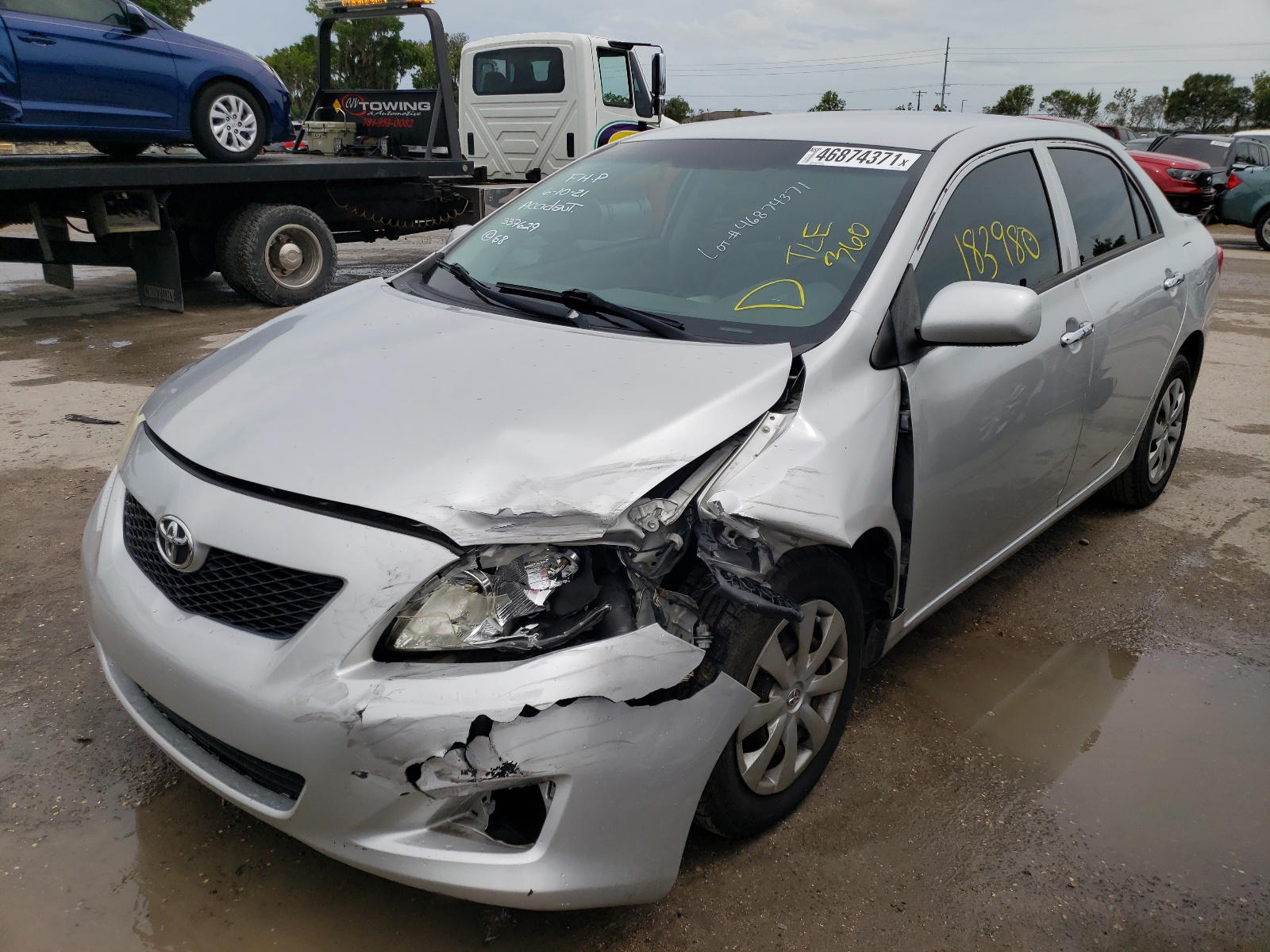 Photo 2 from auction – 2009 TOYOTA COROLLA BA with VIN JTDBL40E299067467