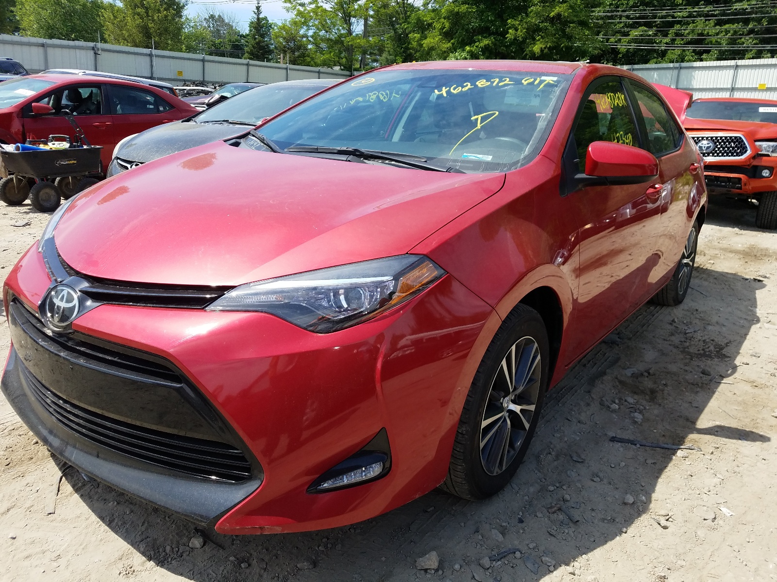 Photo 2 from auction – 2017 TOYOTA COROLLA L with VIN 2T1BURHE0HC872455