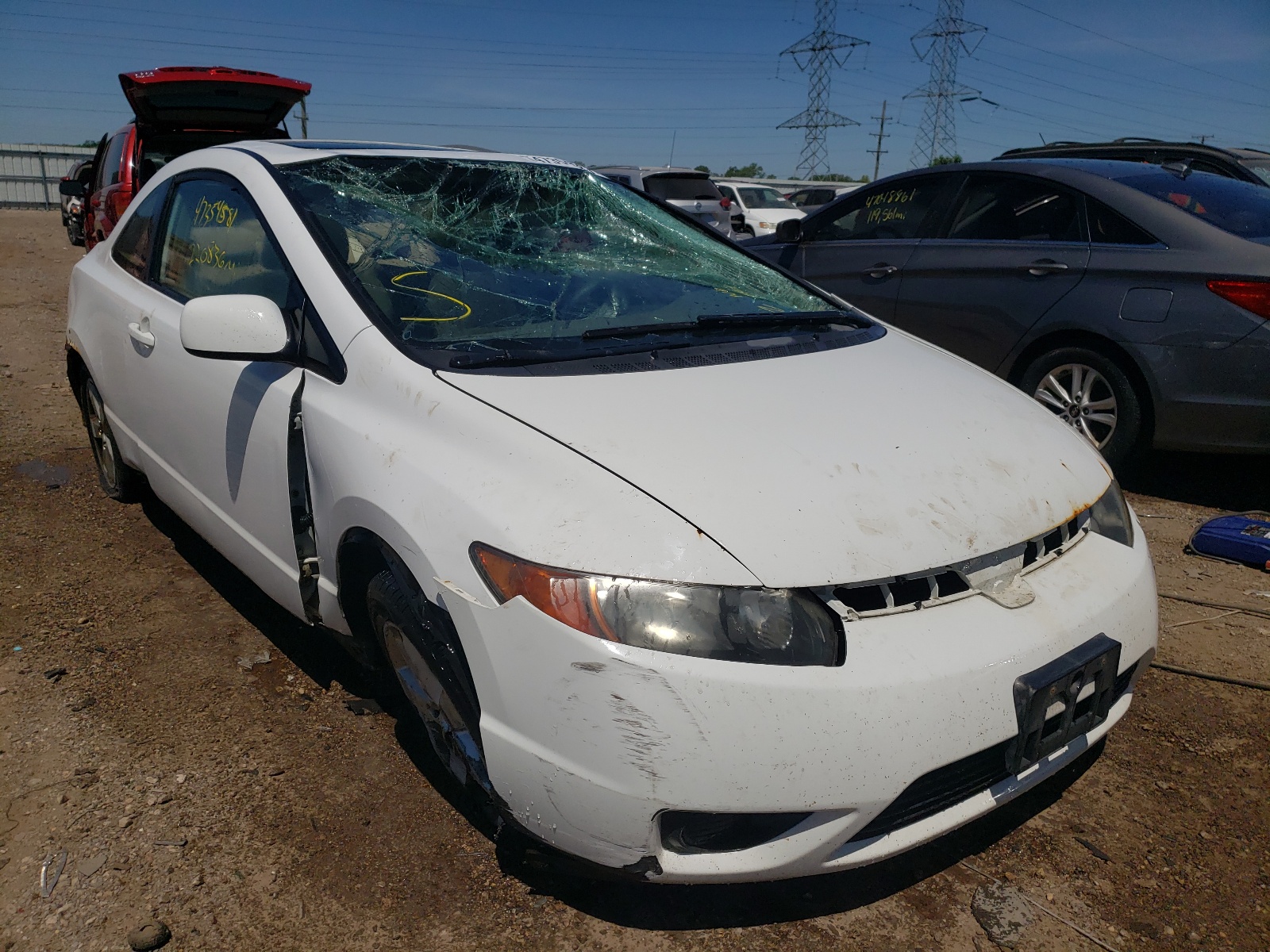 Photo 14 from auction – 2007 HONDA CIVIC EX with VIN 2HGFG12807H552197