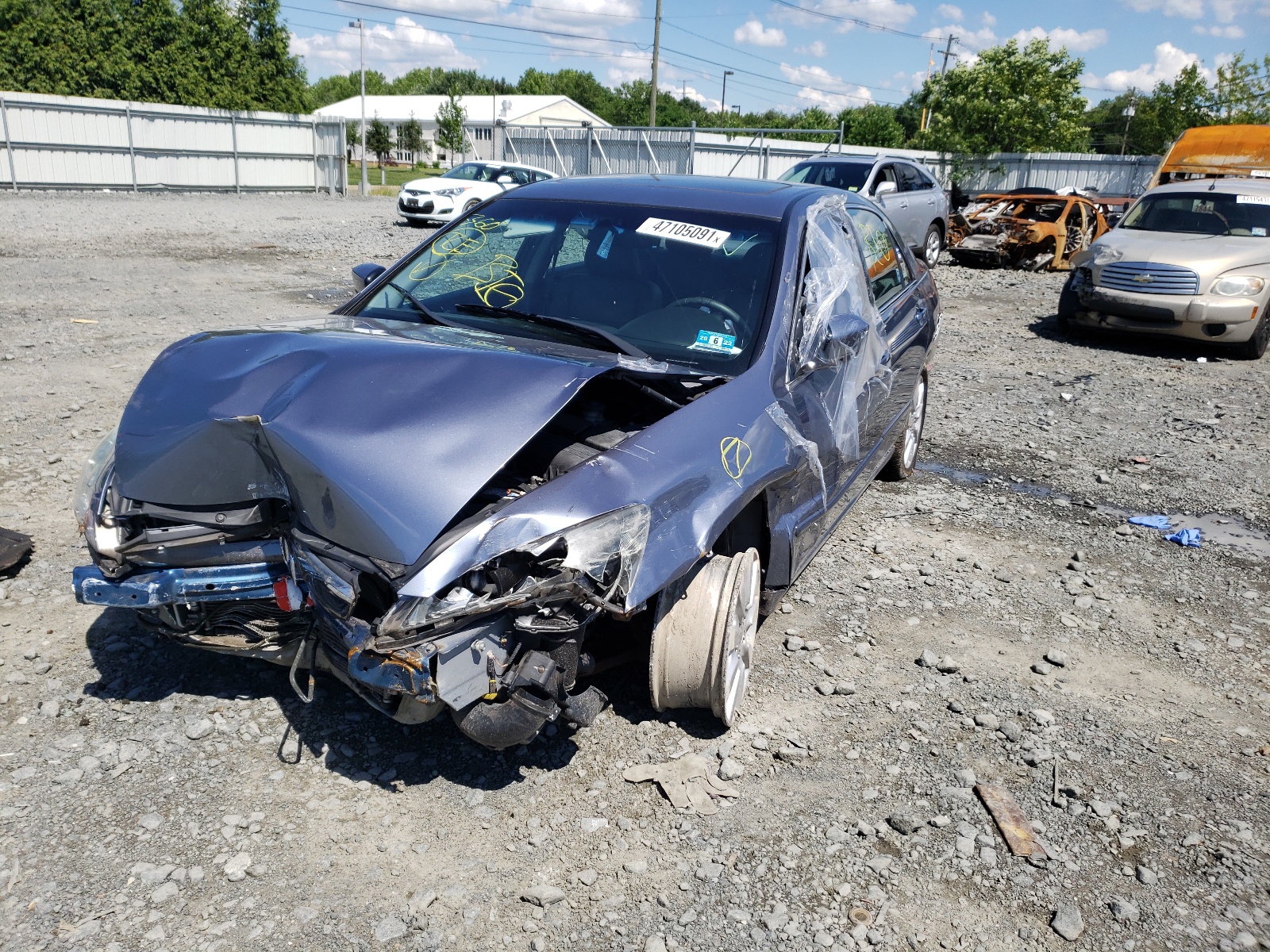 Photo 2 from auction – 2007 HONDA ACCORD EX with VIN 1HGCM66527A081273