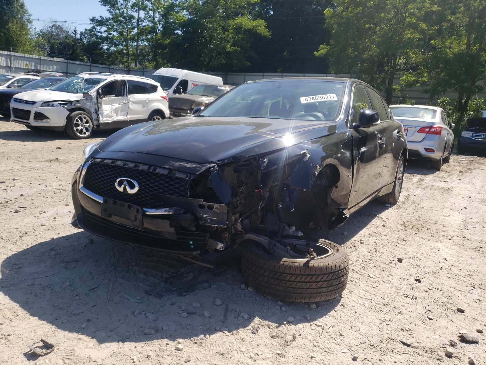 Photo 2 from auction – 2017 INFINITI Q50 PREMIU with VIN JN1EV7AP3HM736921