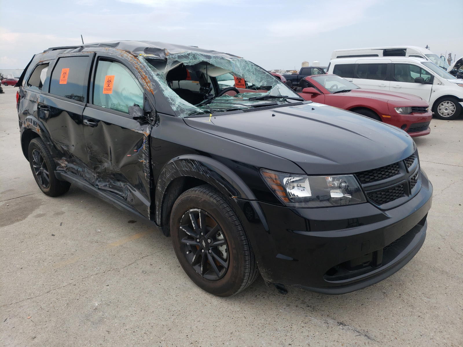 DODGE JOURNEY SE 2020 with VIN 3C4PDCAB5LT277822 - Photo from auction