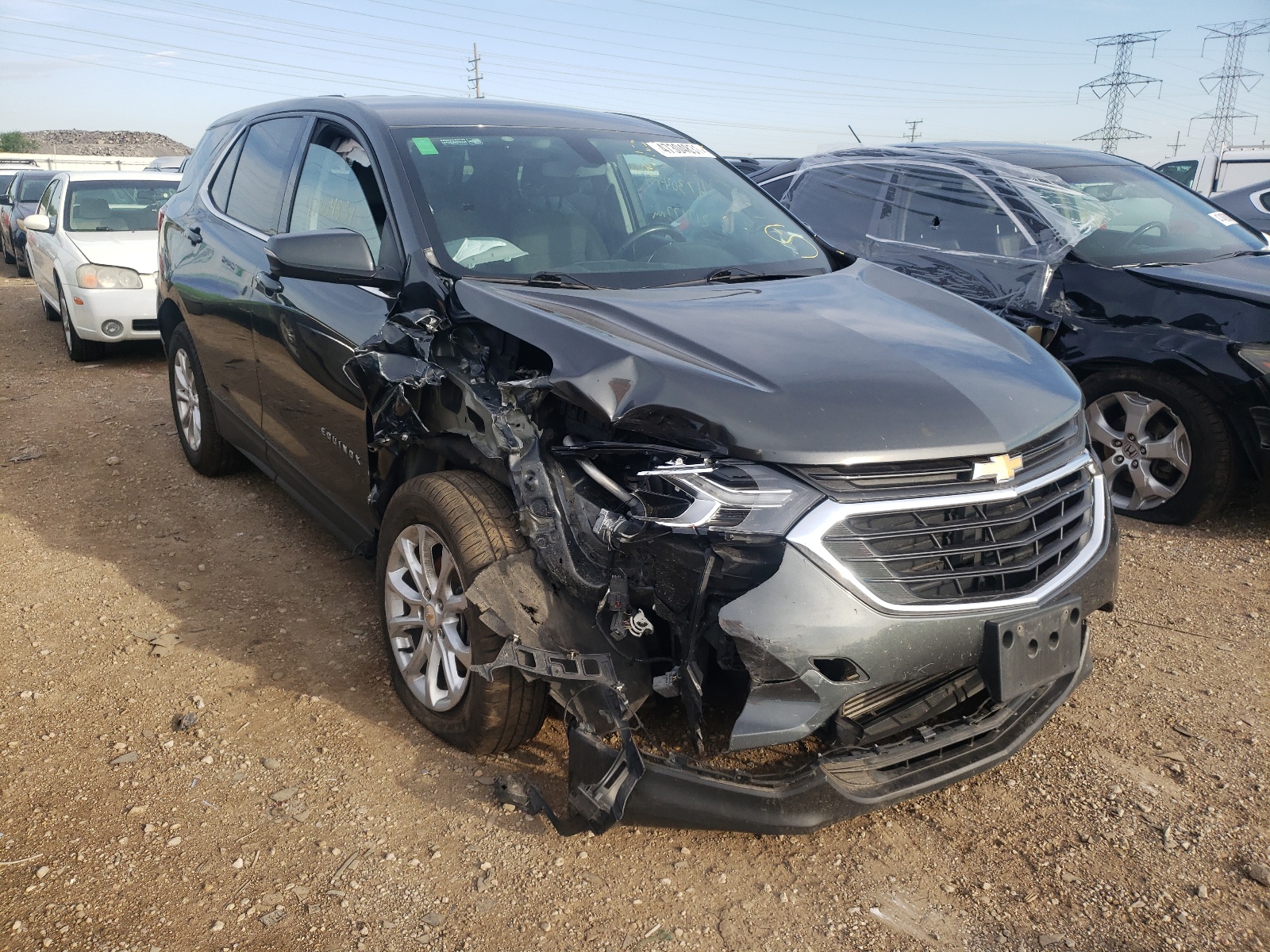 CHEVROLET EQUINOX LT 2018 with VIN 2GNAXSEV6J6227449 - Photo from auction