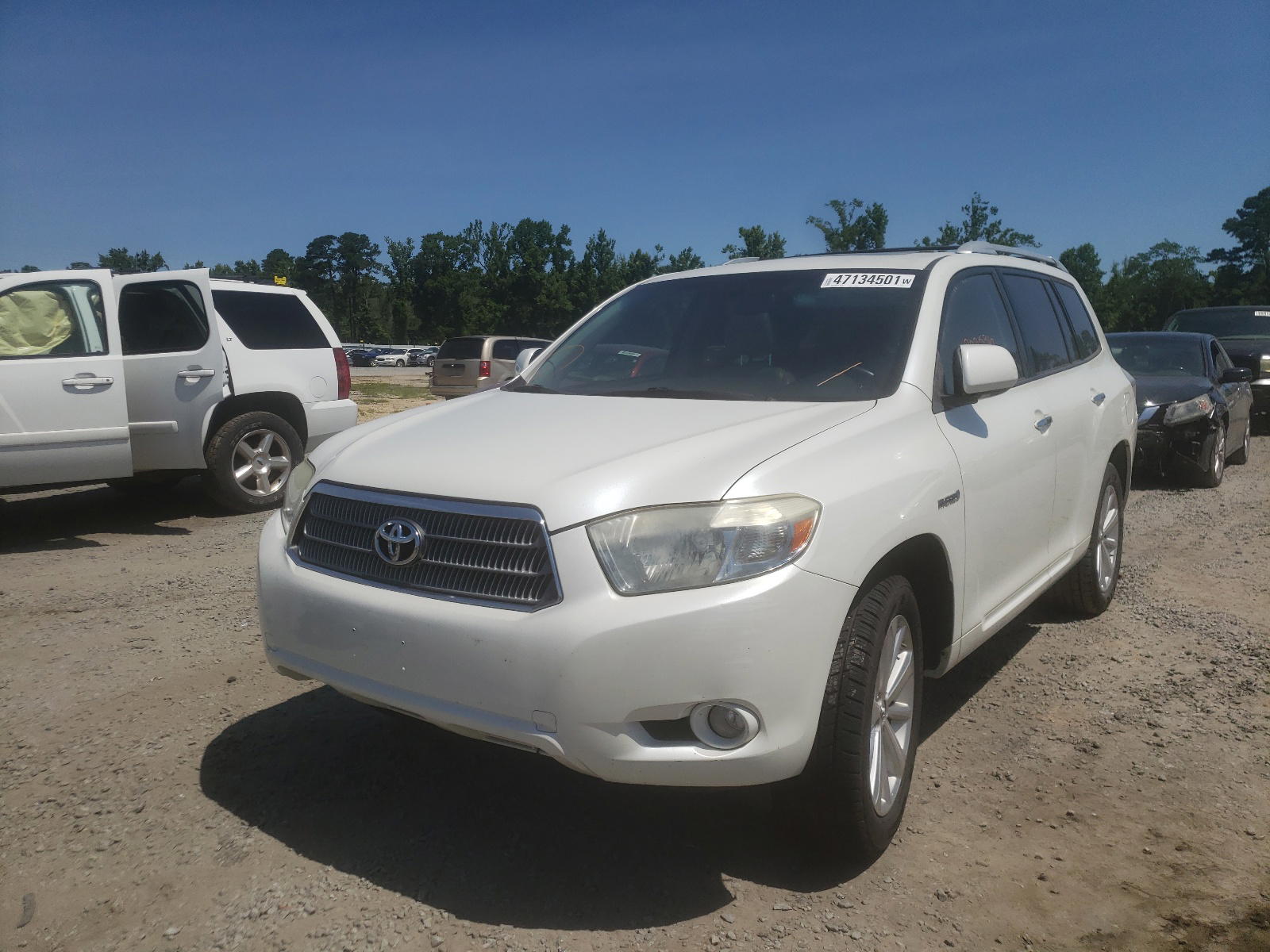 Photo 2 from auction – 2008 TOYOTA HIGHLANDER with VIN JTEEW44A582005852