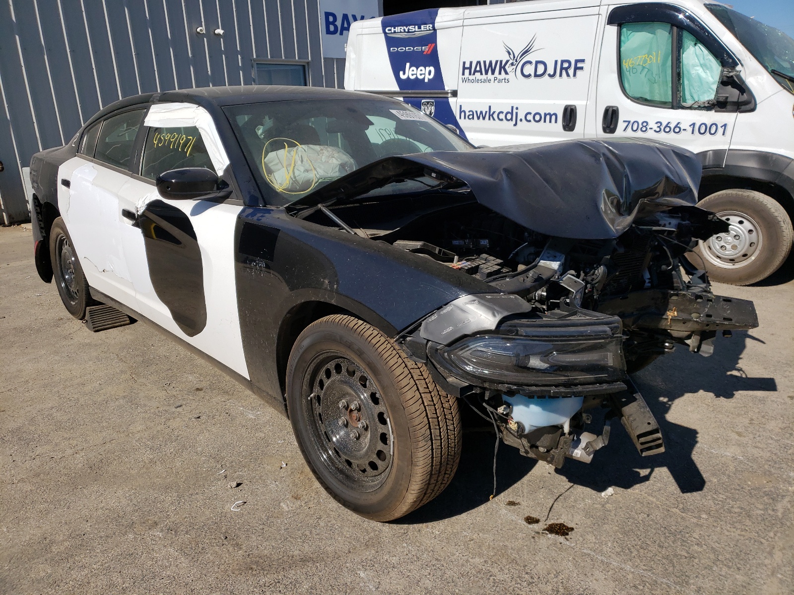 DODGE CHARGER PO 2019 with VIN 2C3CDXKT1KH535925 - Photo from auction