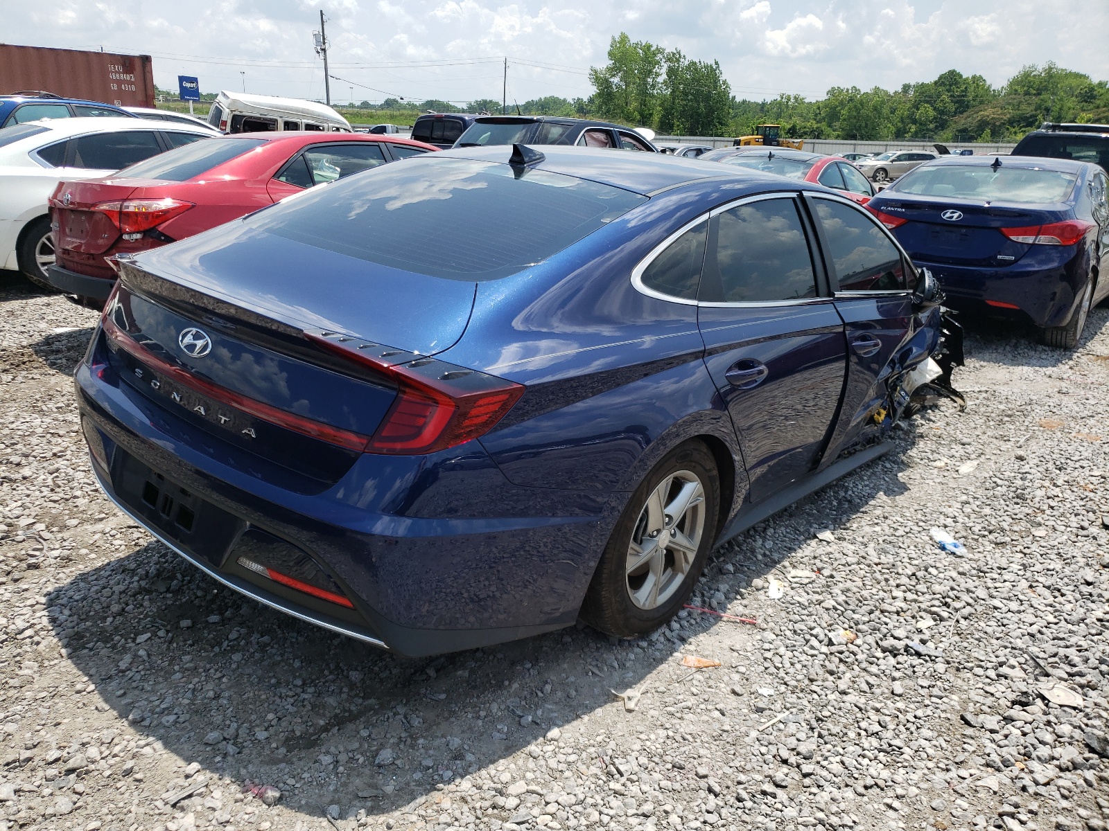 Photo 4 from auction – 2020 HYUNDAI SONATA SE with VIN 5NPEG4JA7LH040602