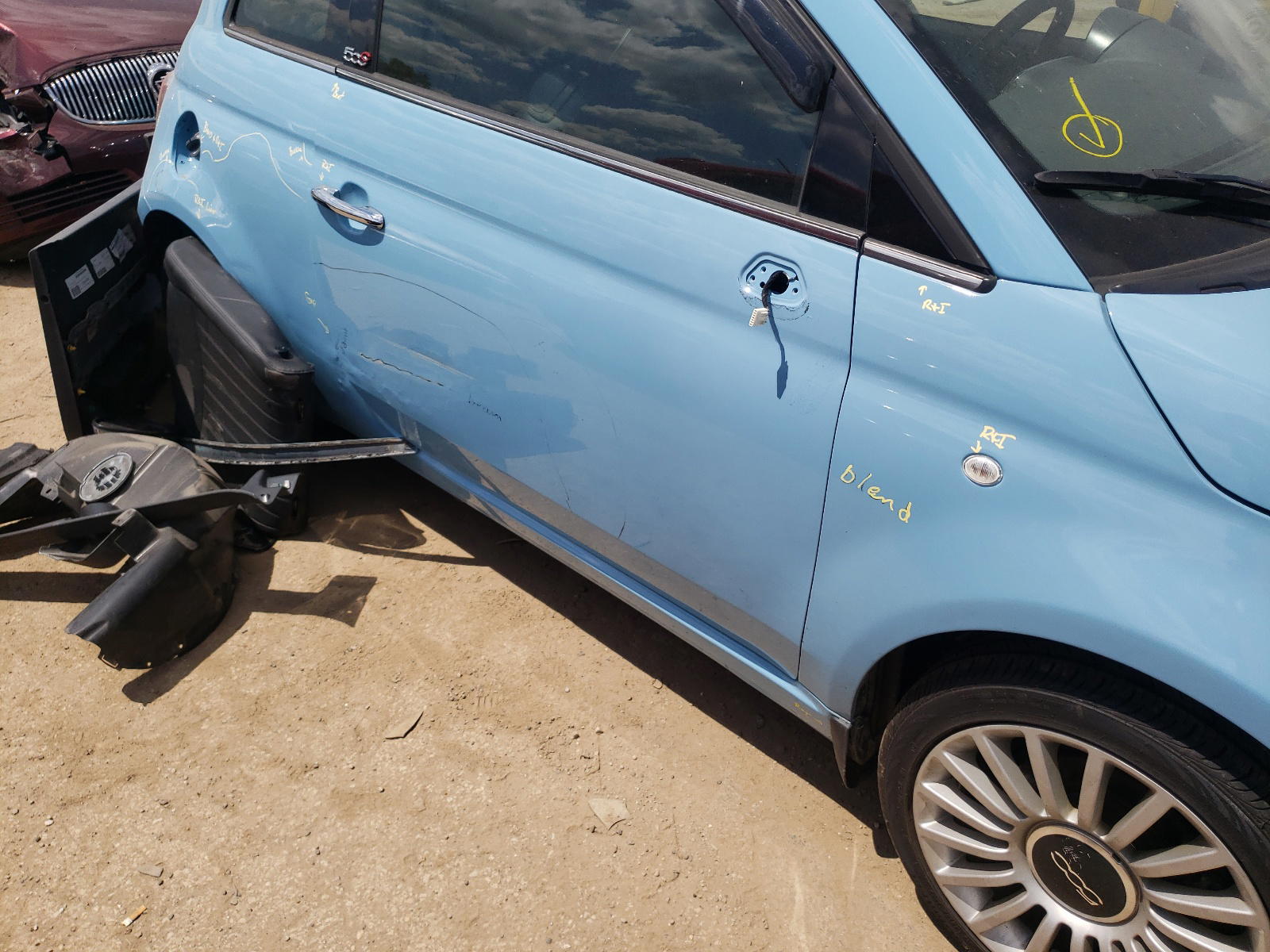 Photo 9 from auction – 2017 FIAT 500 LOUNGE with VIN 3C3CFFER5HT629665