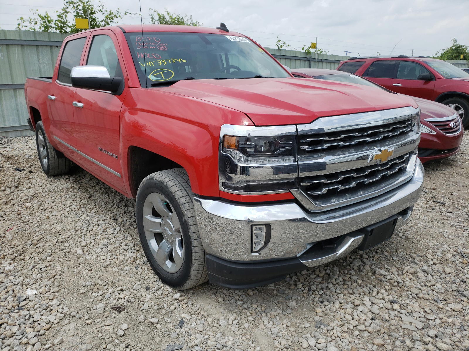 CHEVROLET SILVERADO 2018 with VIN 3GCUKSEC8JG337846 - Photo from auction