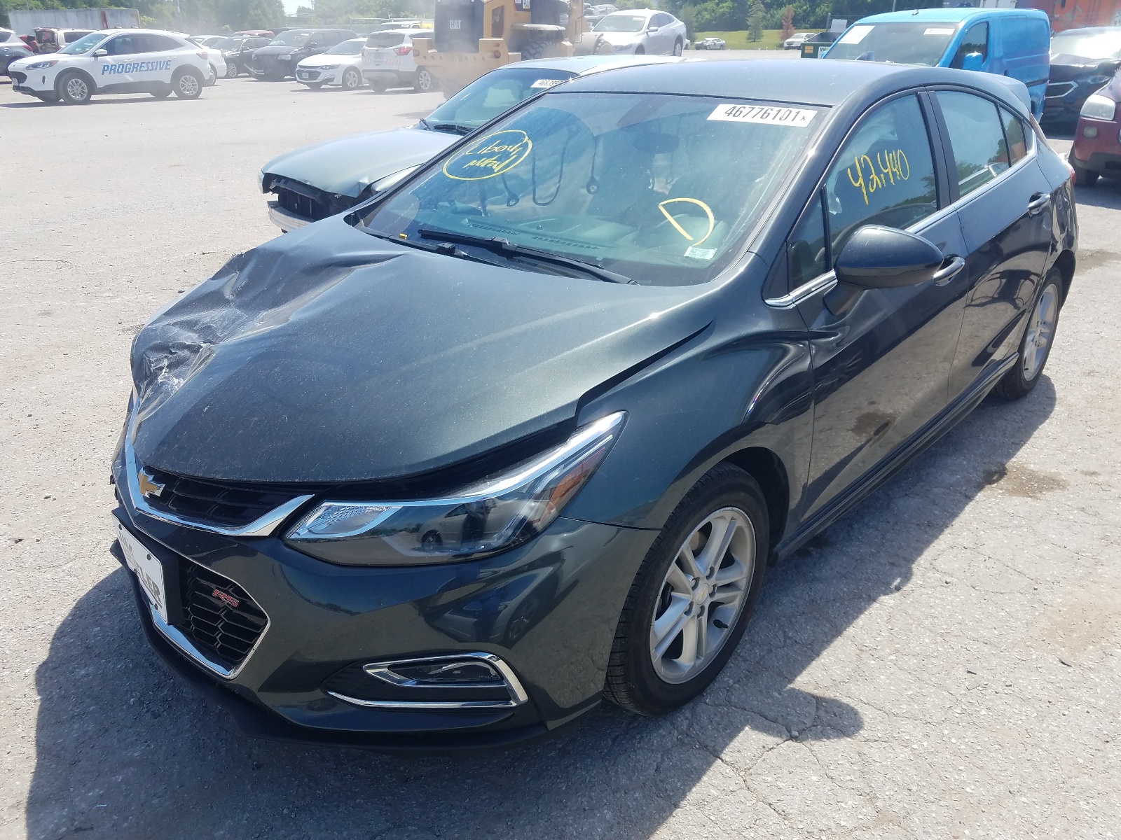 Photo 2 from auction – 2017 CHEVROLET CRUZE LT with VIN 3G1BE6SM5HS594983