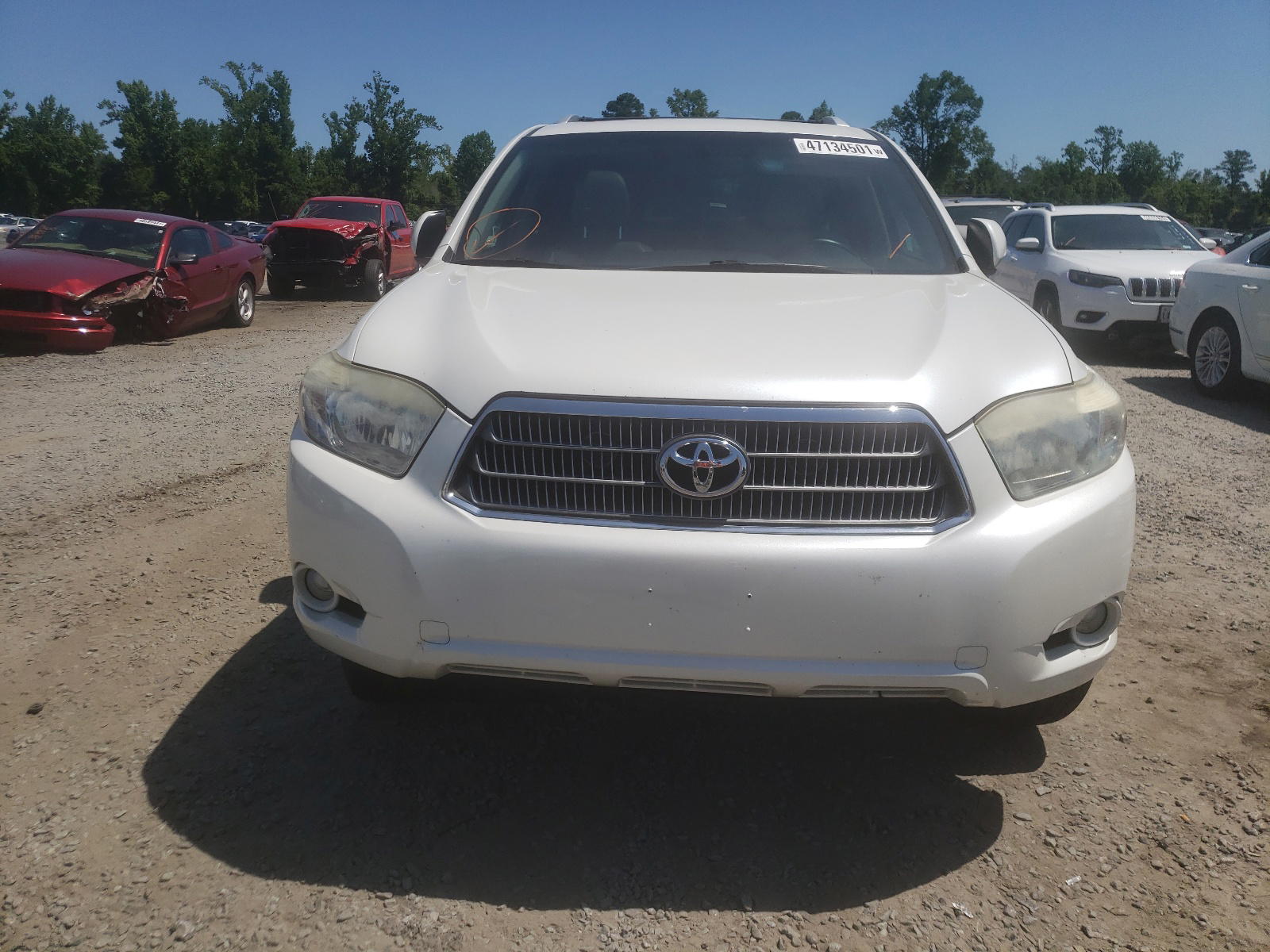 Photo 9 from auction – 2008 TOYOTA HIGHLANDER with VIN JTEEW44A582005852
