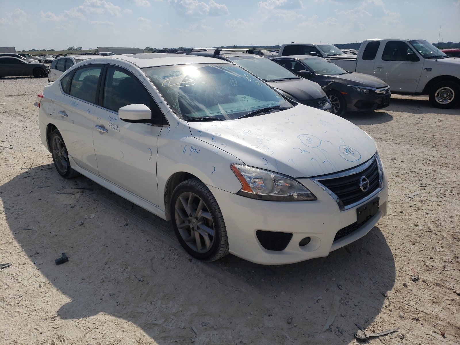 NISSAN SENTRA S 2014 with VIN 3N1AB7AP4EL659683 - Photo from auction