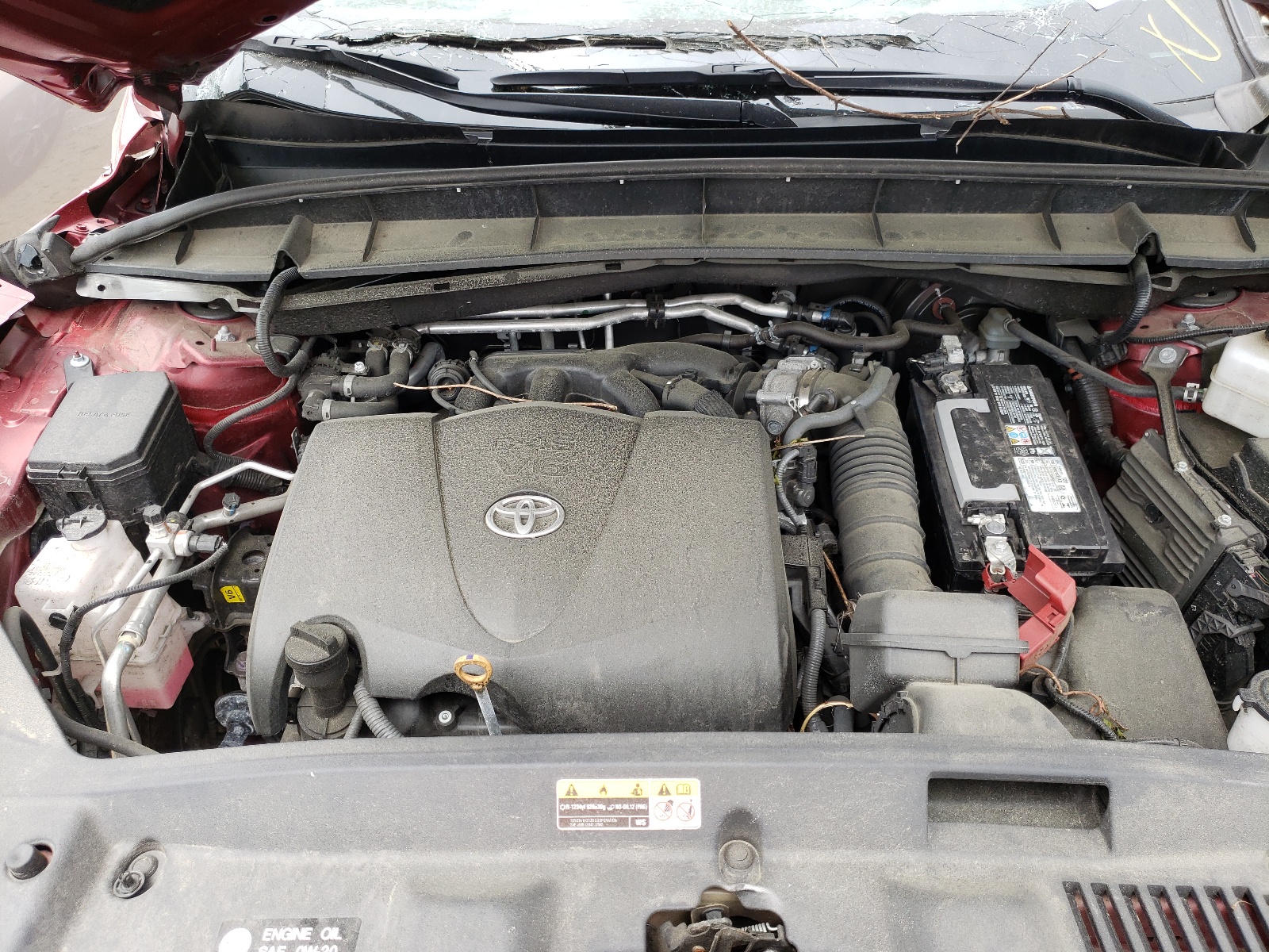 Photo 7 from auction – 2020 TOYOTA HIGHLANDER with VIN 5TDGZRBH4LS008454
