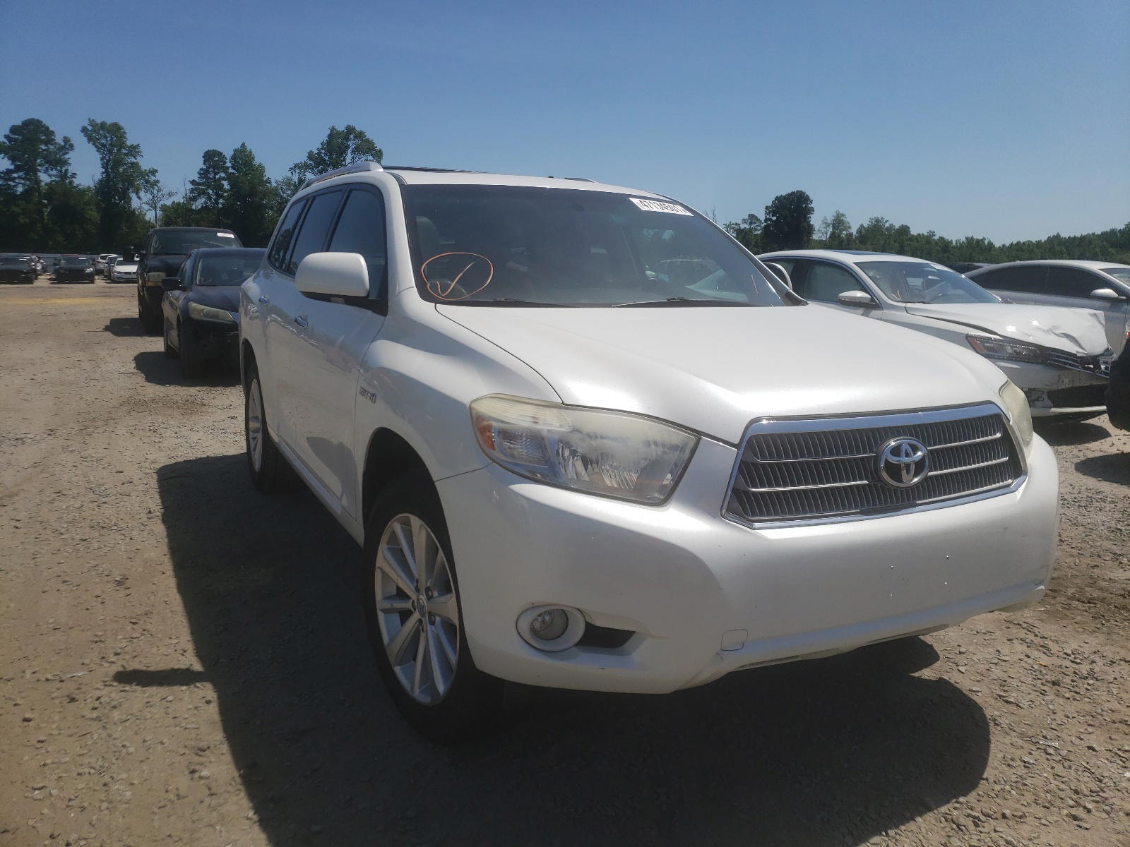 TOYOTA HIGHLANDER 2008 with VIN JTEEW44A582005852 - Photo from auction