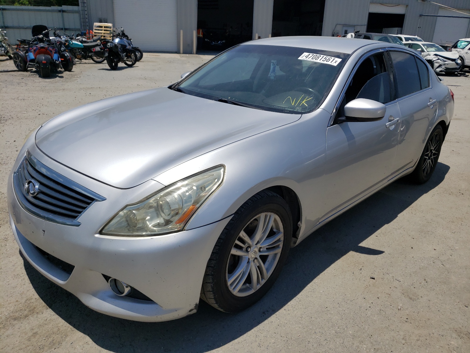 Photo 2 from auction – 2010 INFINITI G37 BASE with VIN JN1CV6AP1AM400479