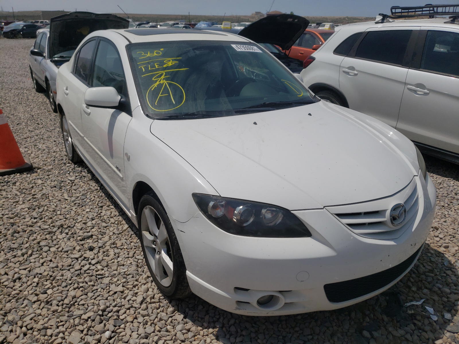 MAZDA 3 S 2004 with VIN JM1BK323741179665 - Photo from auction