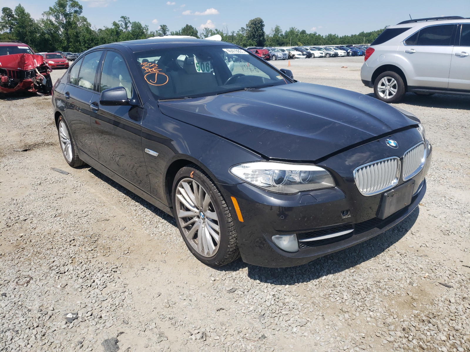 BMW 550 I 2012 with VIN WBAFR9C54CDX79151 - Photo from auction