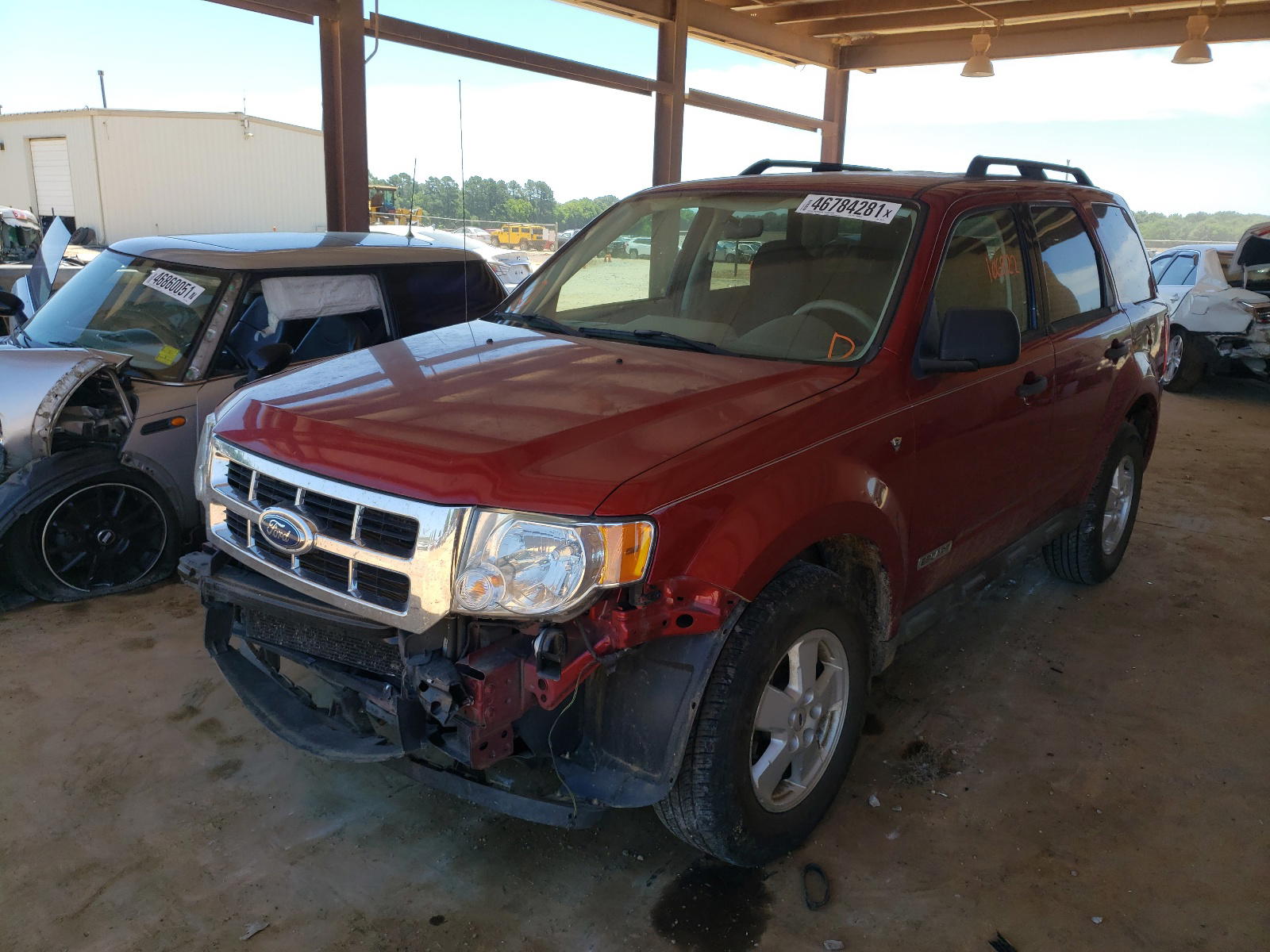 Photo 2 from auction – 2008 FORD ESCAPE XLT with VIN 1FMCU03128KA08702