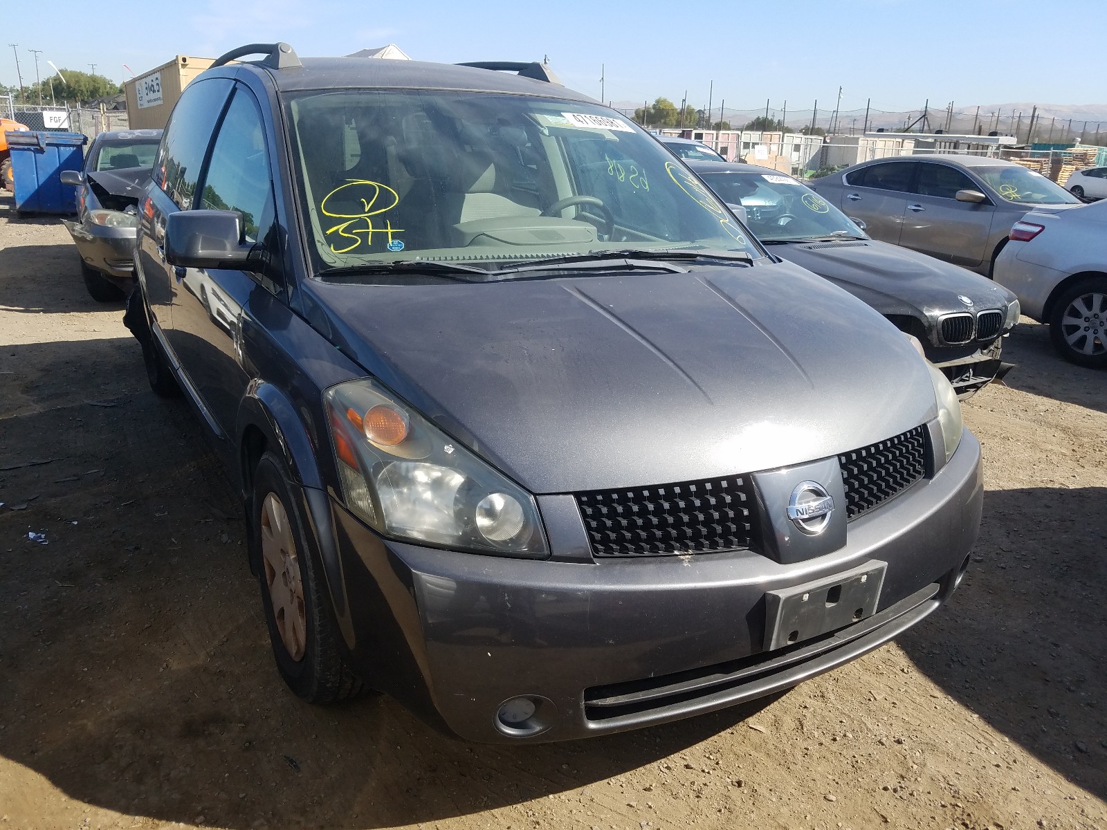NISSAN QUEST S 2005 with VIN 5N1BV28U75N119649 - Photo from auction