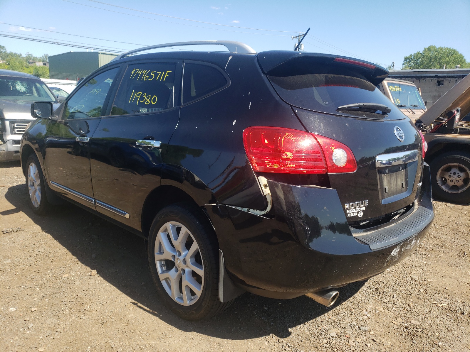 Photo 3 from auction – 2012 NISSAN ROGUE with VIN JN8AS5MV3CW411111