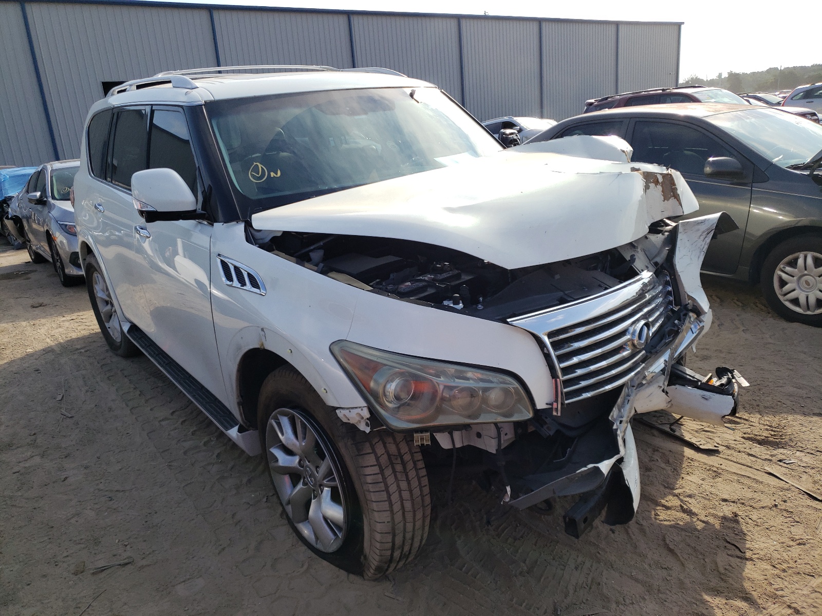 INFINITI QX56 2011 with VIN JN8AZ2NF4B9503682 - Photo from auction