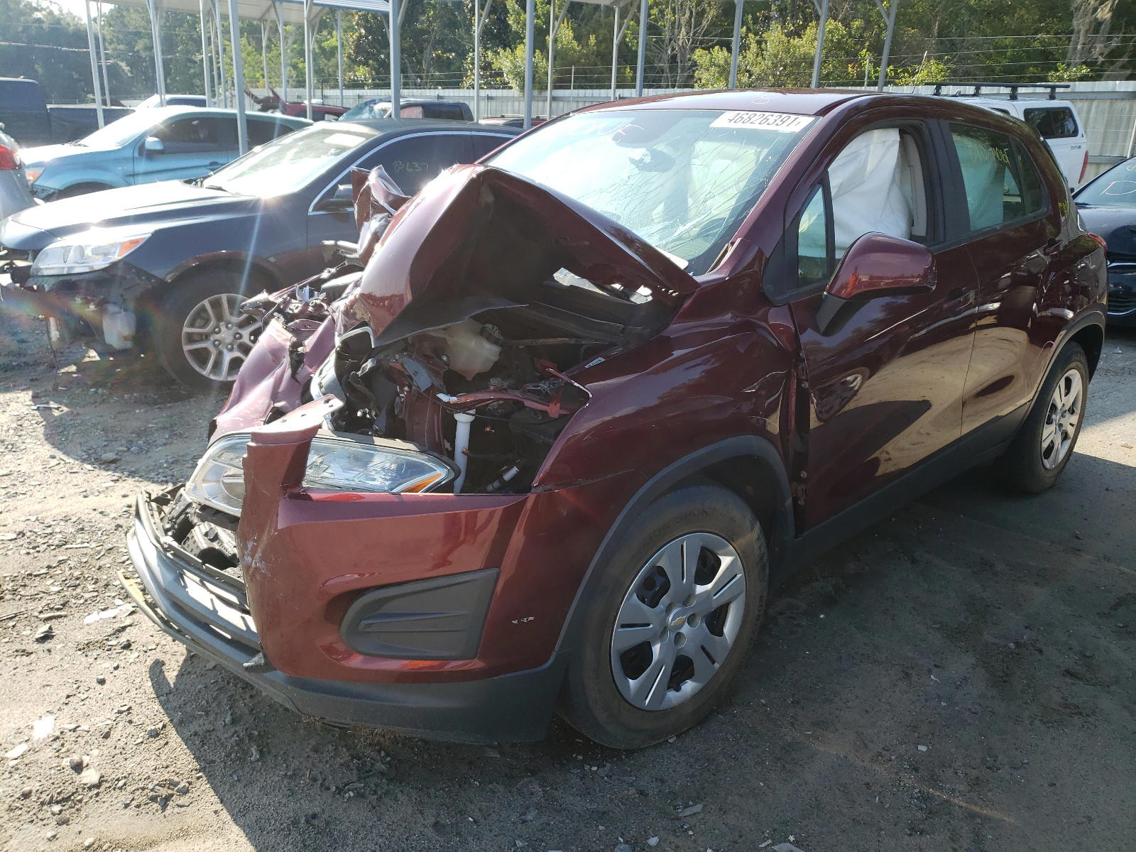 Photo 2 from auction – 2016 CHEVROLET TRAX LS with VIN 3GNCJKSB5GL273038