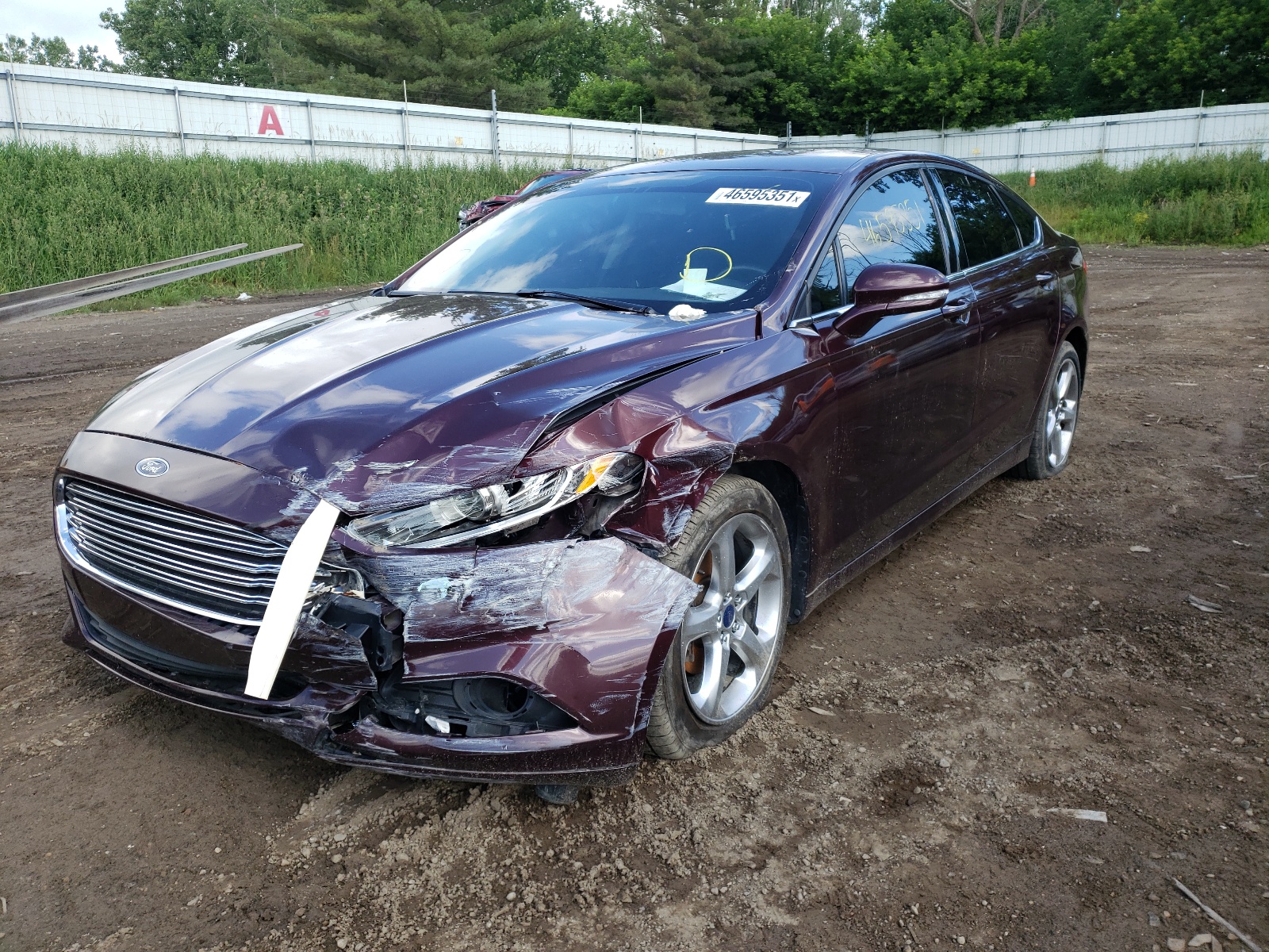 Photo 2 from auction – 2013 FORD FUSION SE with VIN 3FA6P0HR2DR384190