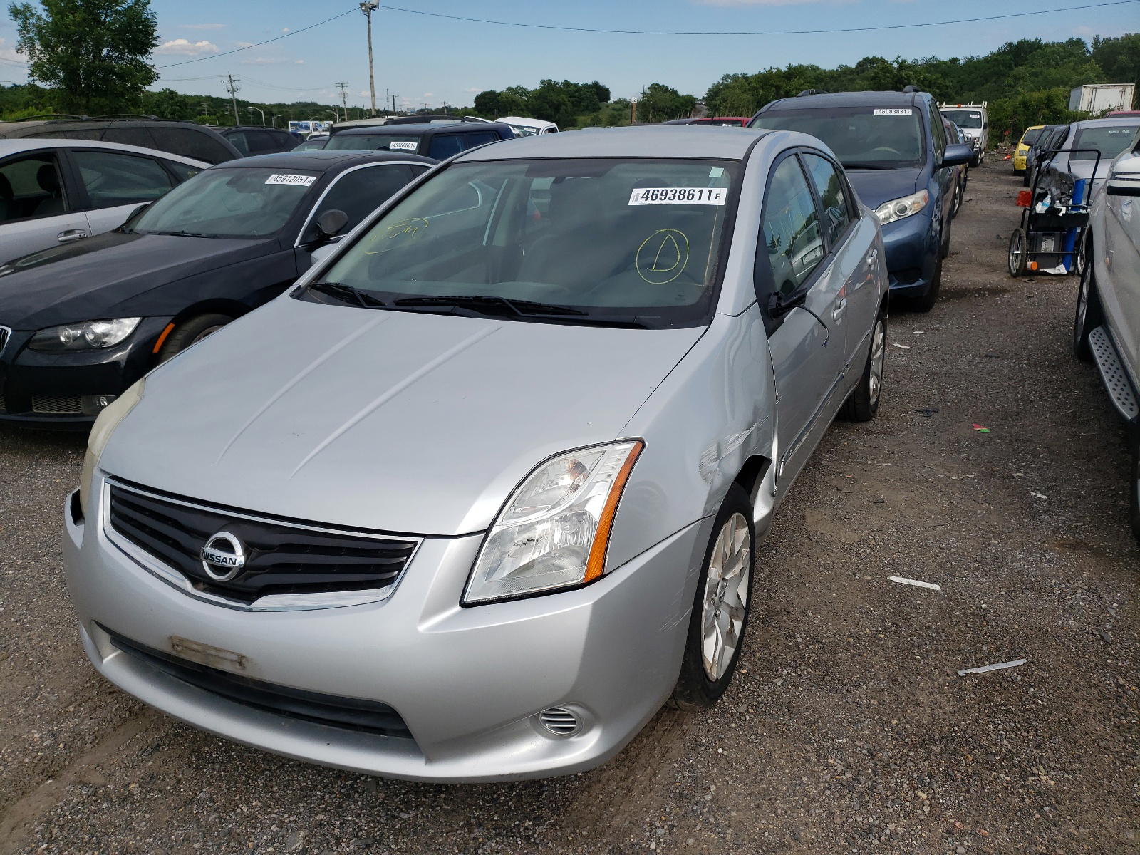 Photo 2 from auction – 2011 NISSAN SENTRA 2.0 with VIN 3N1AB6AP1BL645746