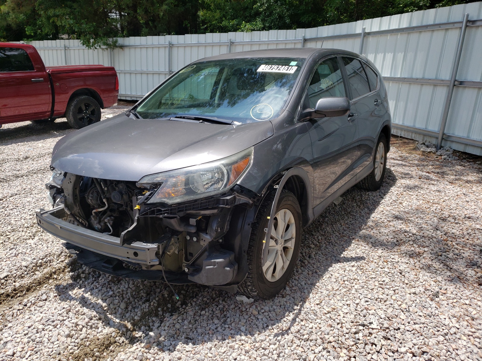 Photo 2 from auction – 2014 HONDA CR-V EX with VIN 2HKRM3H53EH512696