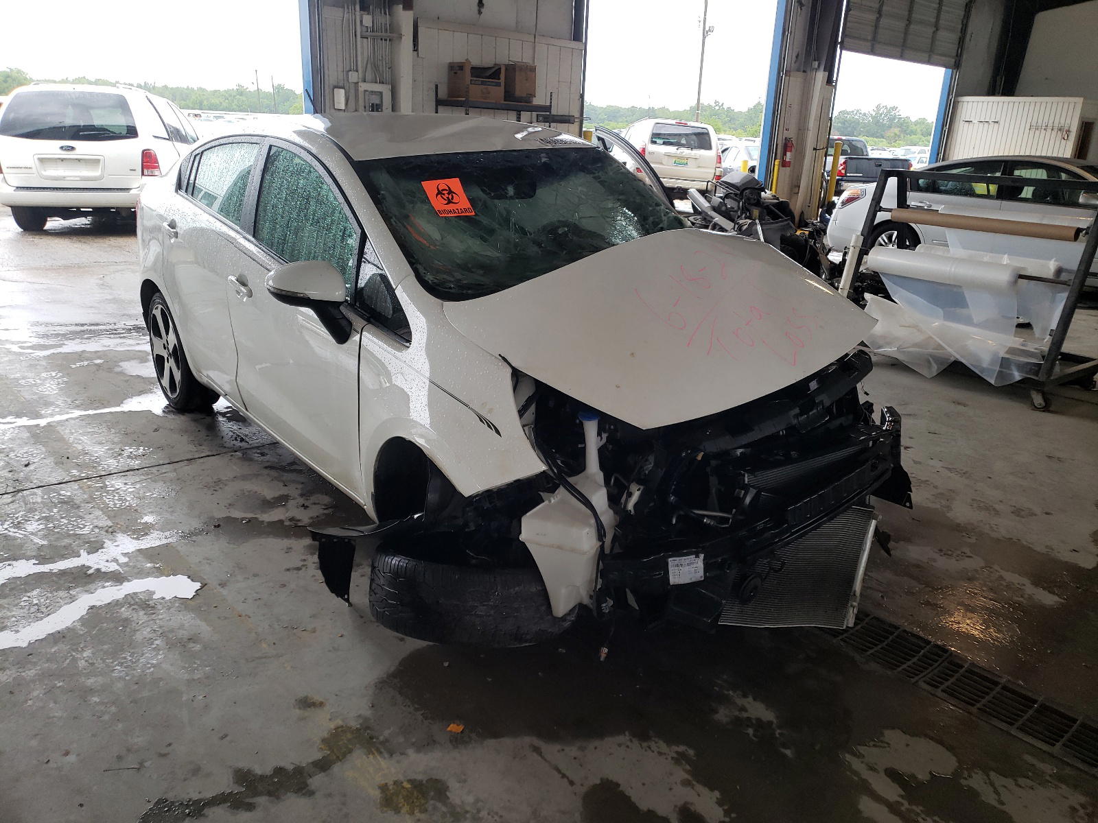 KIA RIO EX 2015 with VIN KNADN4A36F6453478 - Photo from auction