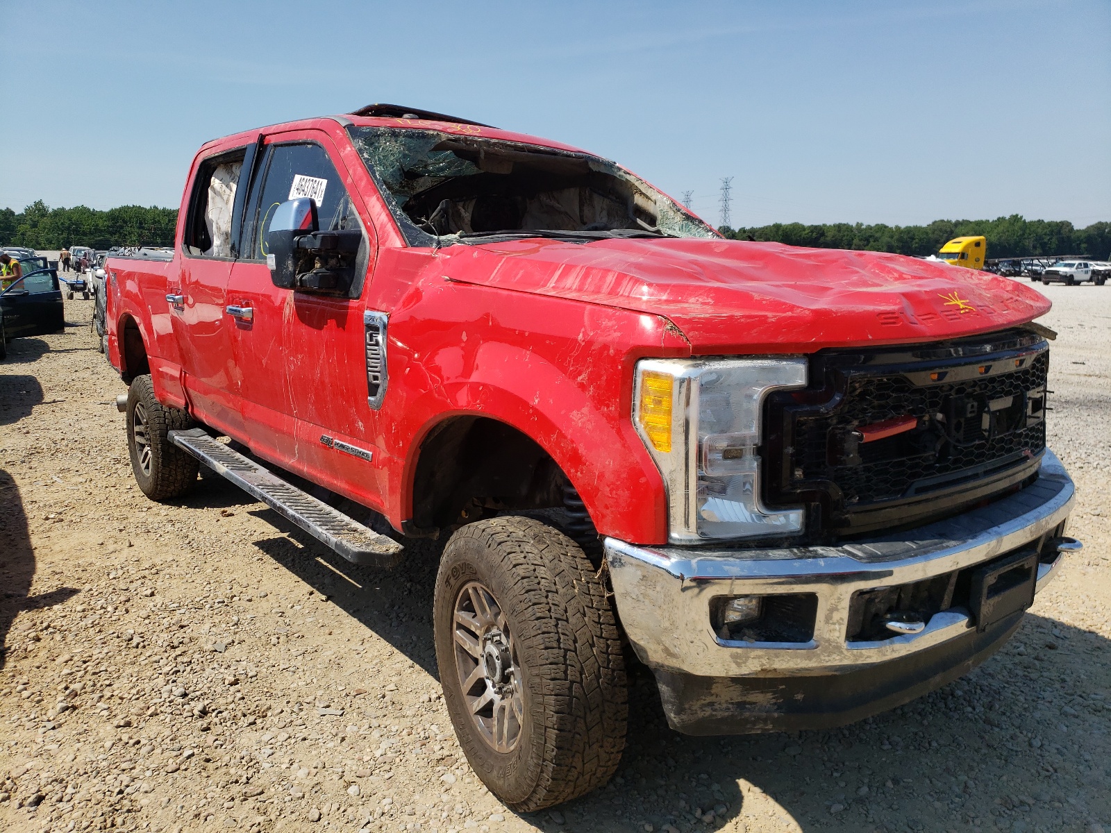 FORD F250 SUPER 2017 with VIN 1FT7W2BT6HEC53046 - Photo from auction