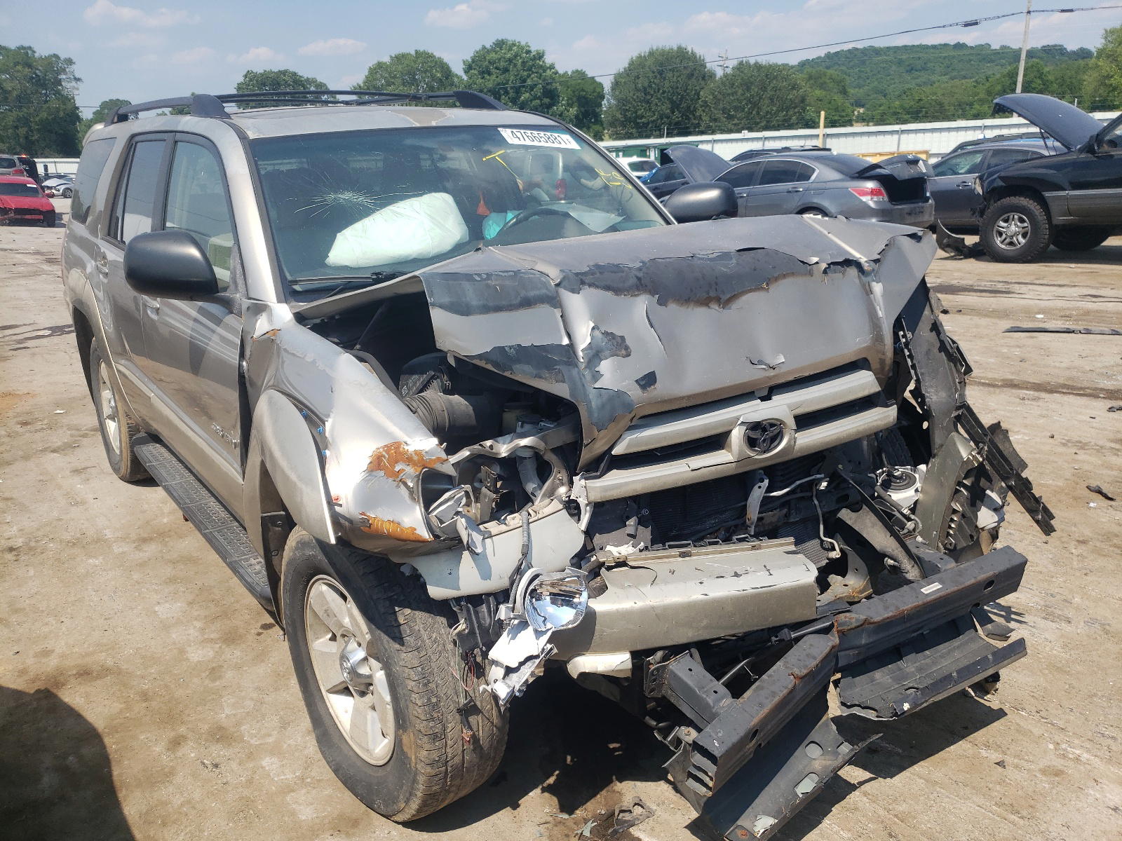 TOYOTA 4RUNNER SR 2003 with VIN JTEBT14RX30019878 - Photo from auction