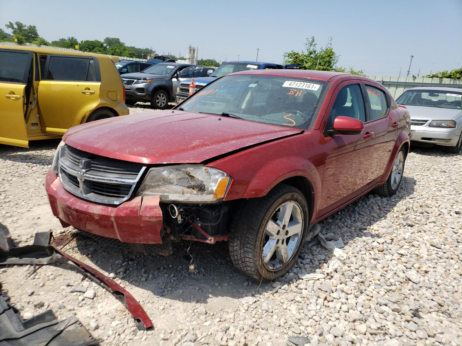 Photo 2 from auction – 2010 DODGE AVENGER R/ with VIN 1B3CC5FV6AN110187