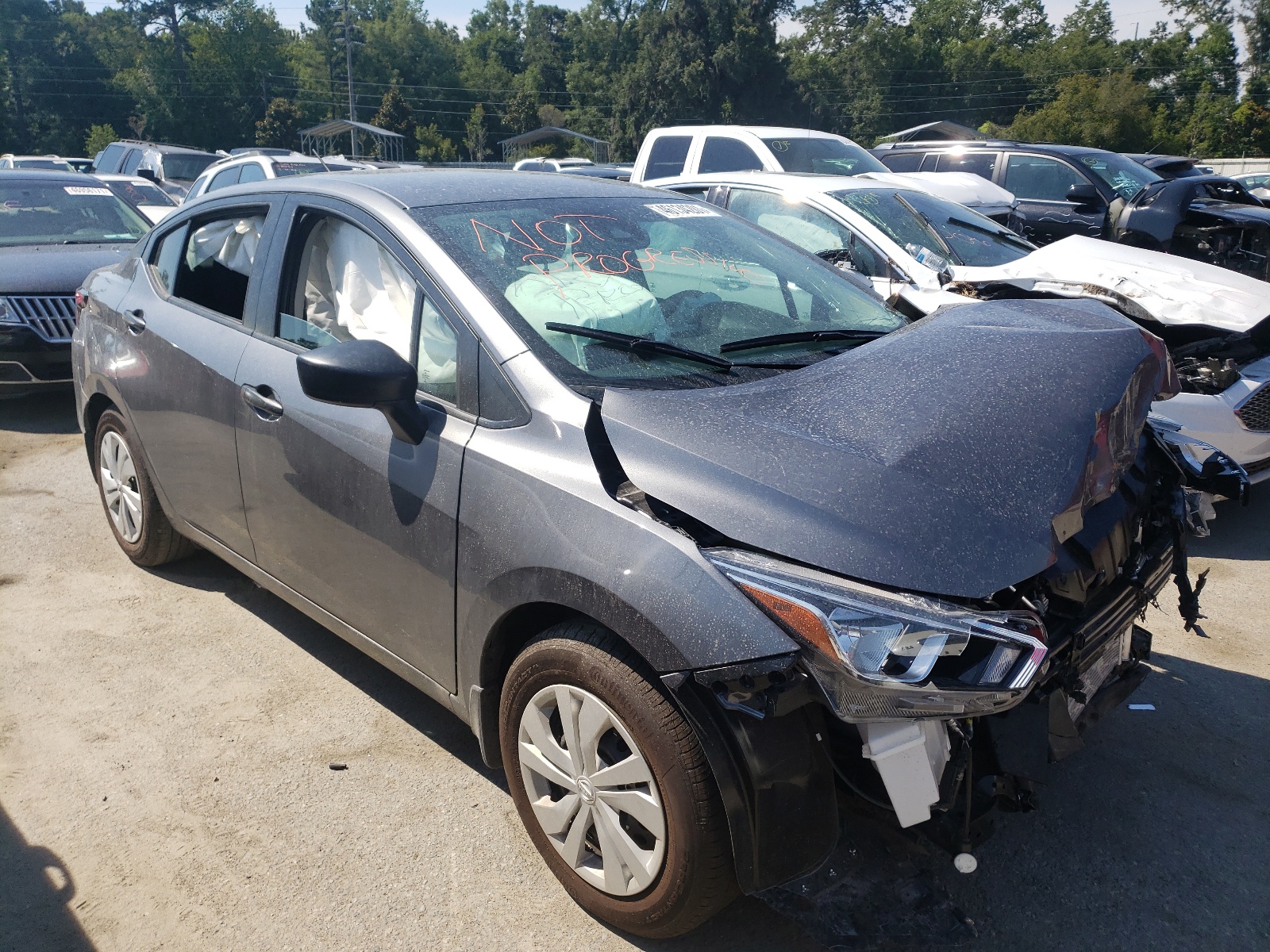 Photo 1 from auction – 2021 NISSAN VERSA S with VIN 3N1CN8DV1ML858737
