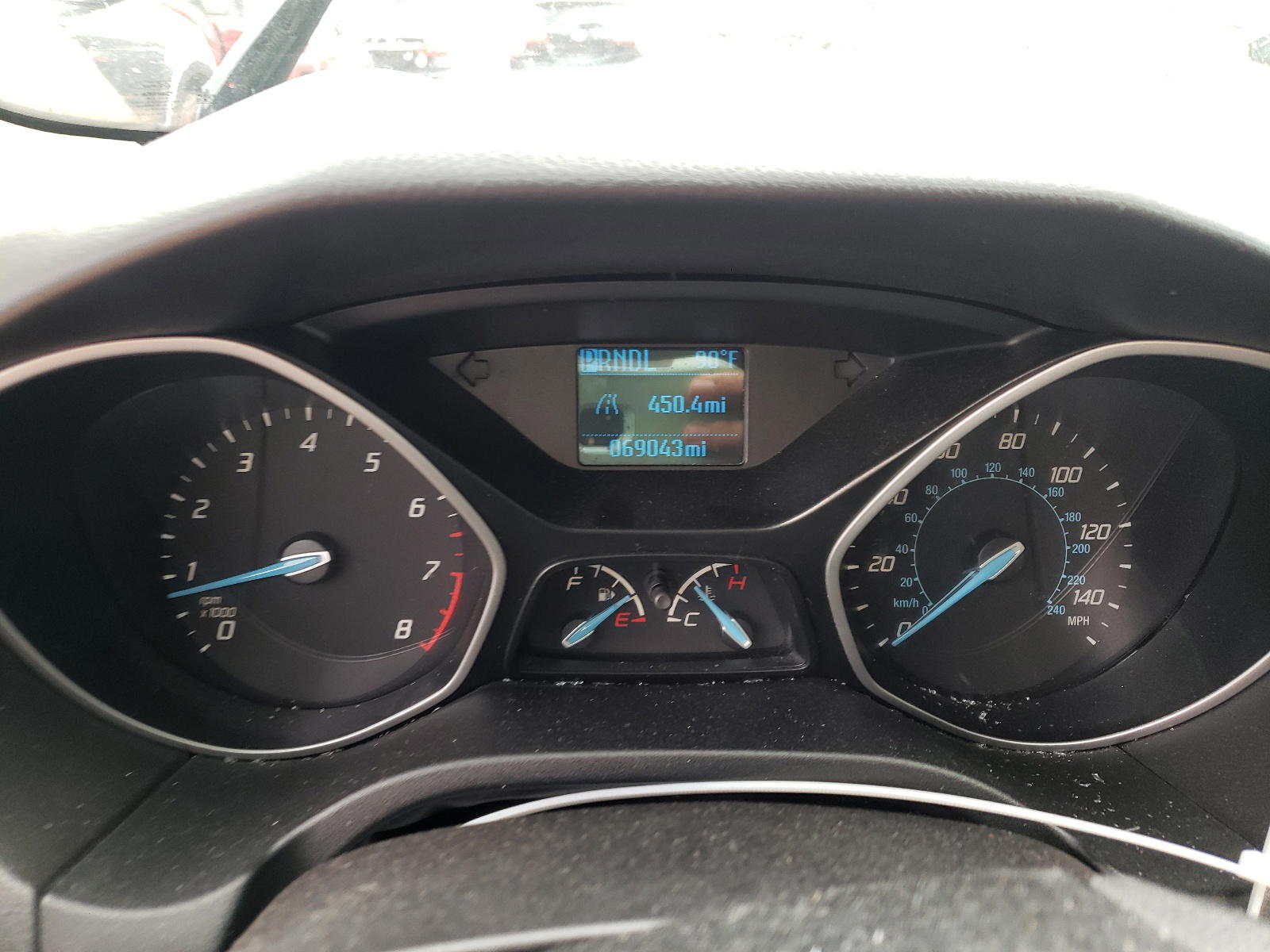 Photo 8 from auction – 2013 FORD FOCUS S with VIN 1FADP3E29DL111956