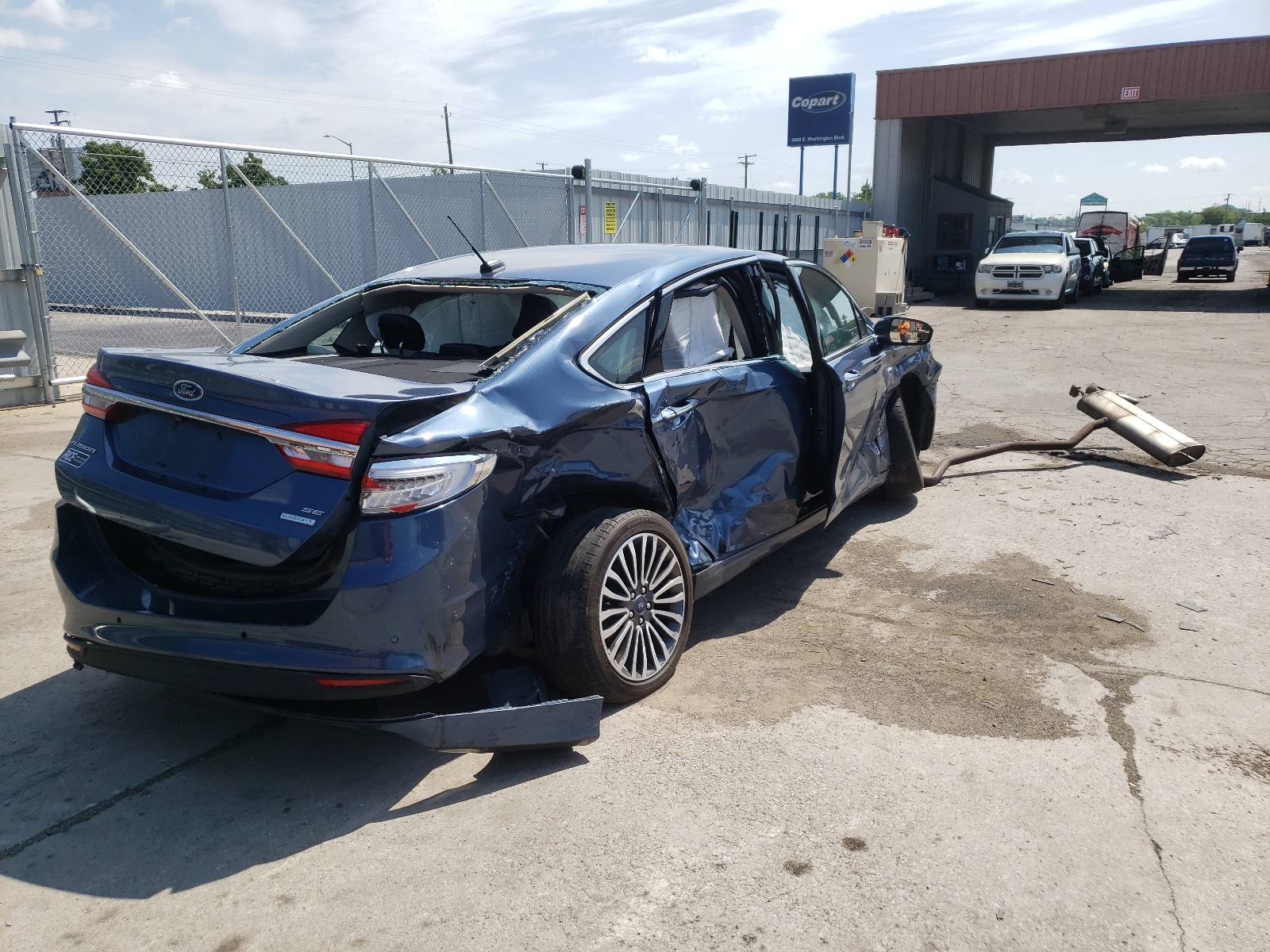 Photo 9 from auction – 2018 FORD FUSION SE with VIN 3FA6P0HD8JR136090