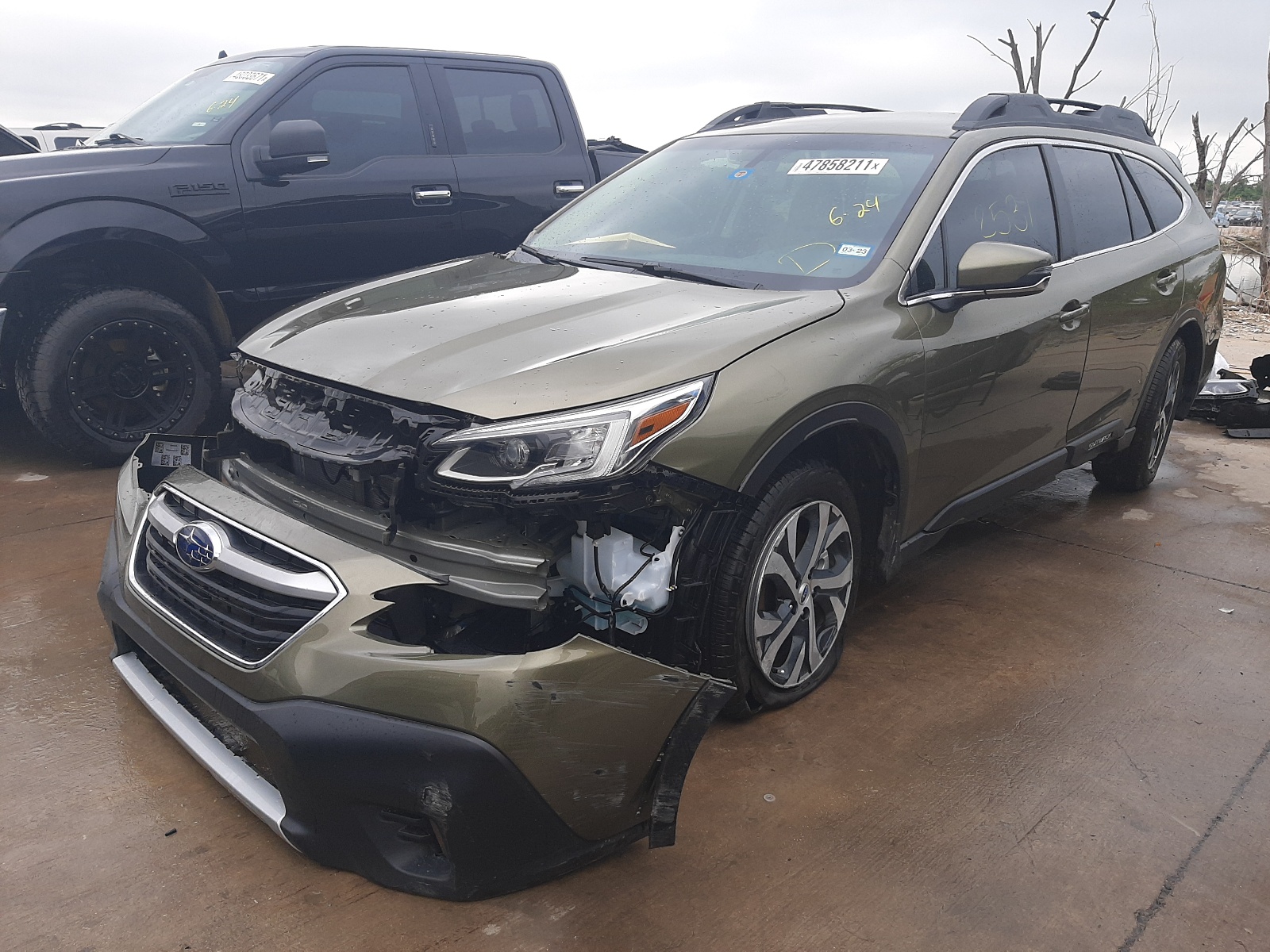Photo 2 from auction – 2021 SUBARU OUTBACK LI with VIN 4S4BTAMCXM3182123