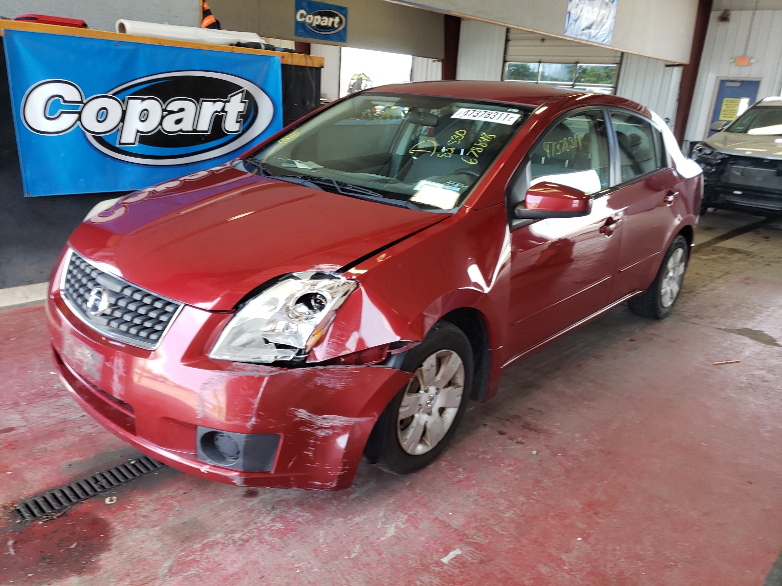 Photo 2 from auction – 2007 NISSAN SENTRA 2.0 with VIN 3N1AB61E17L678848