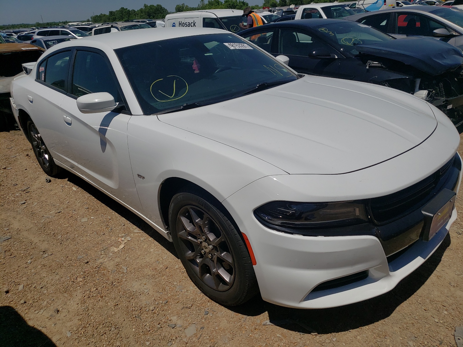 DODGE CHARGER GT 2018 with VIN 2C3CDXJG3JH201494 - Photo from auction