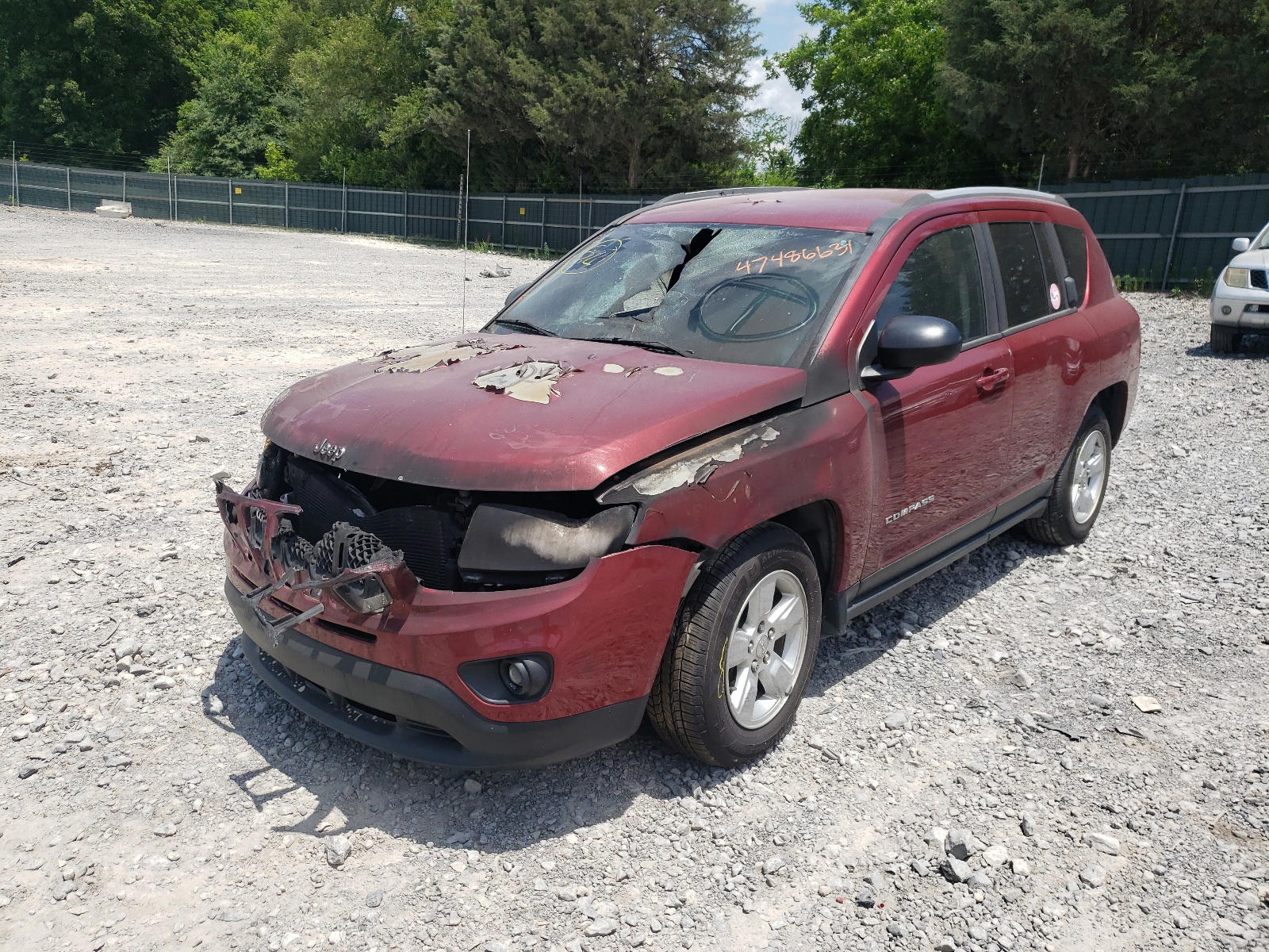 Photo 2 from auction – 2016 JEEP COMPASS SP with VIN 1C4NJCBB5GD716933
