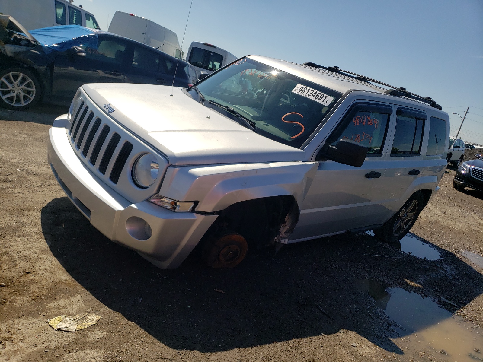Photo 2 from auction – 2007 JEEP PATRIOT SP with VIN 1J8FF28W07D396214