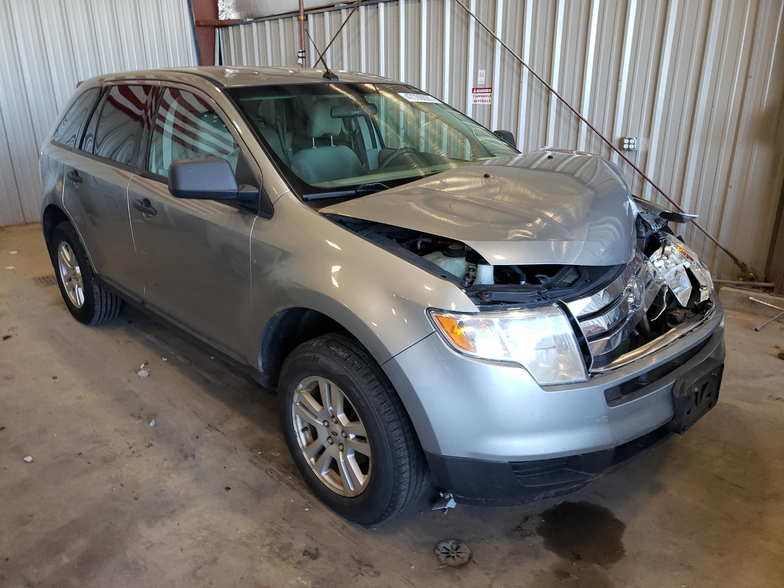 FORD EDGE SE 2007 with VIN 2FMDK36C07BB55411 - Photo from auction