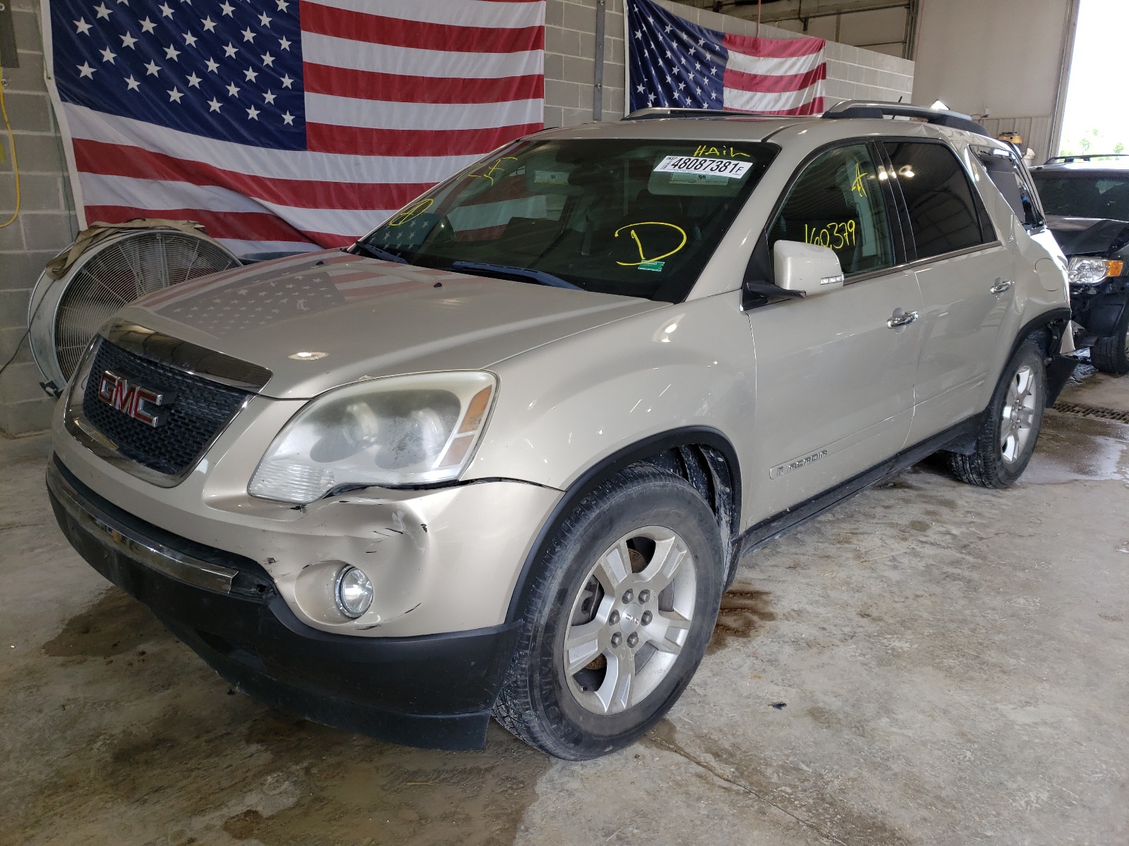 Photo 2 from auction – 2008 GMC ACADIA SLT with VIN 1GKEV33788J235127