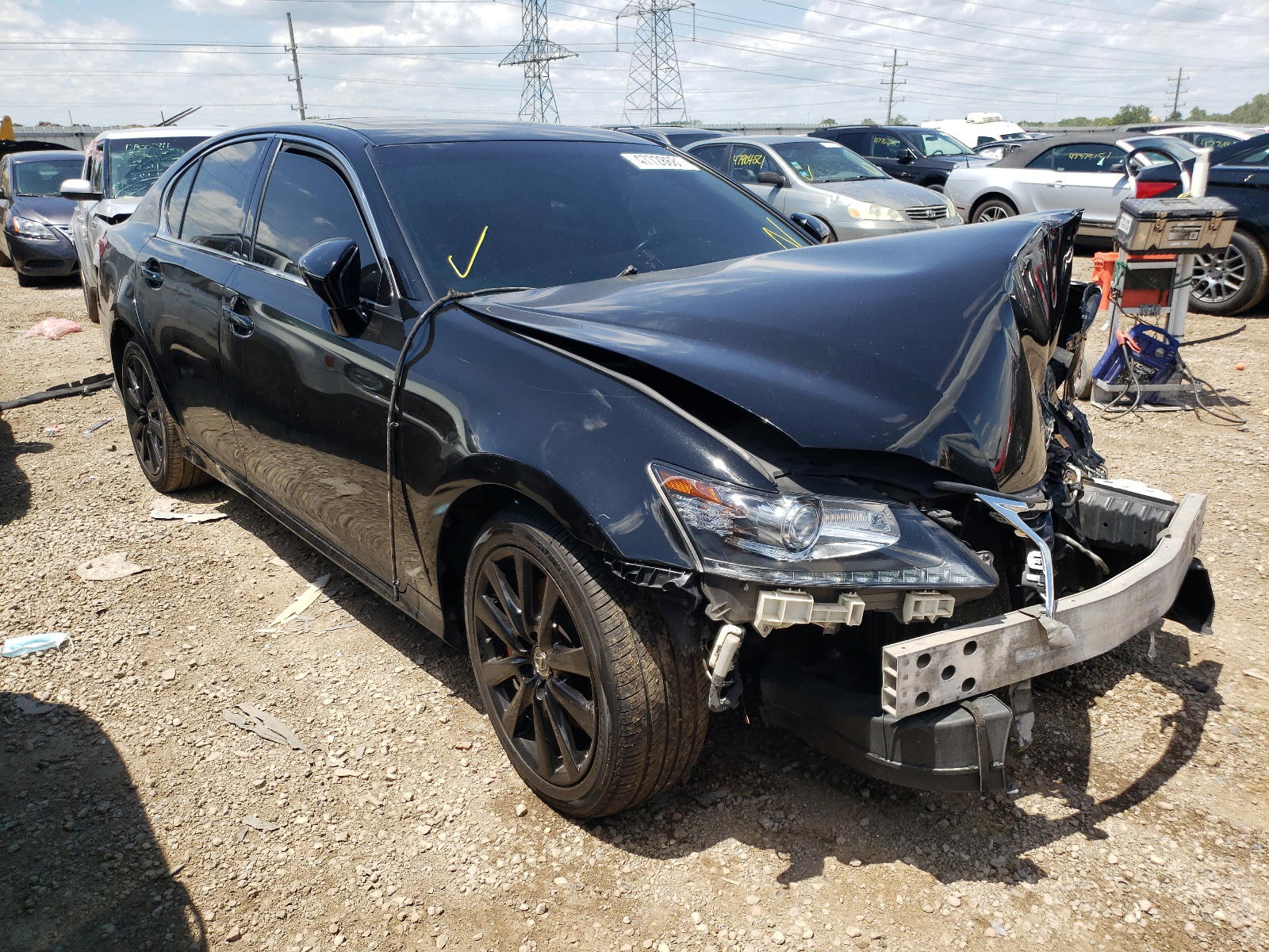 LEXUS GS 350 2013 with VIN JTHCE1BL8D5012500 - Photo from auction