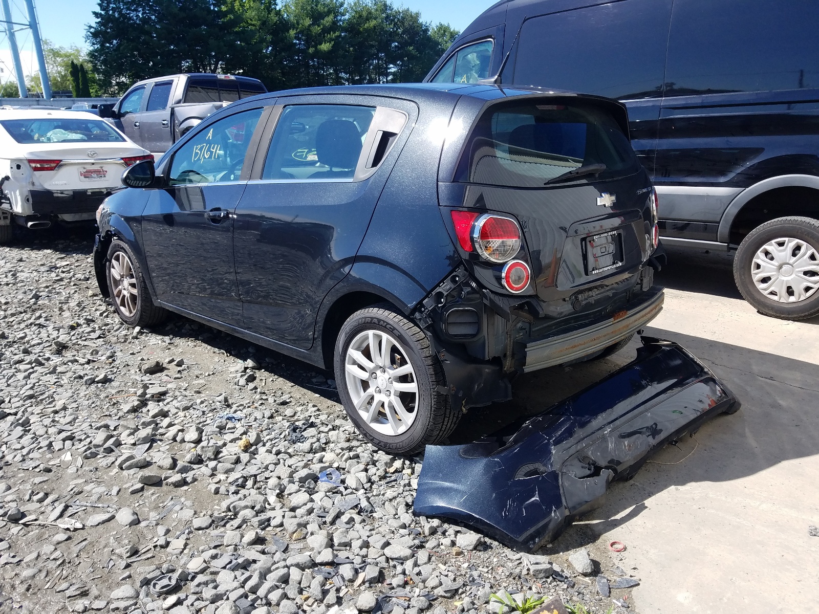 Photo 3 from auction – 2013 CHEVROLET SONIC LT with VIN 1G1JC6SG4D4124613