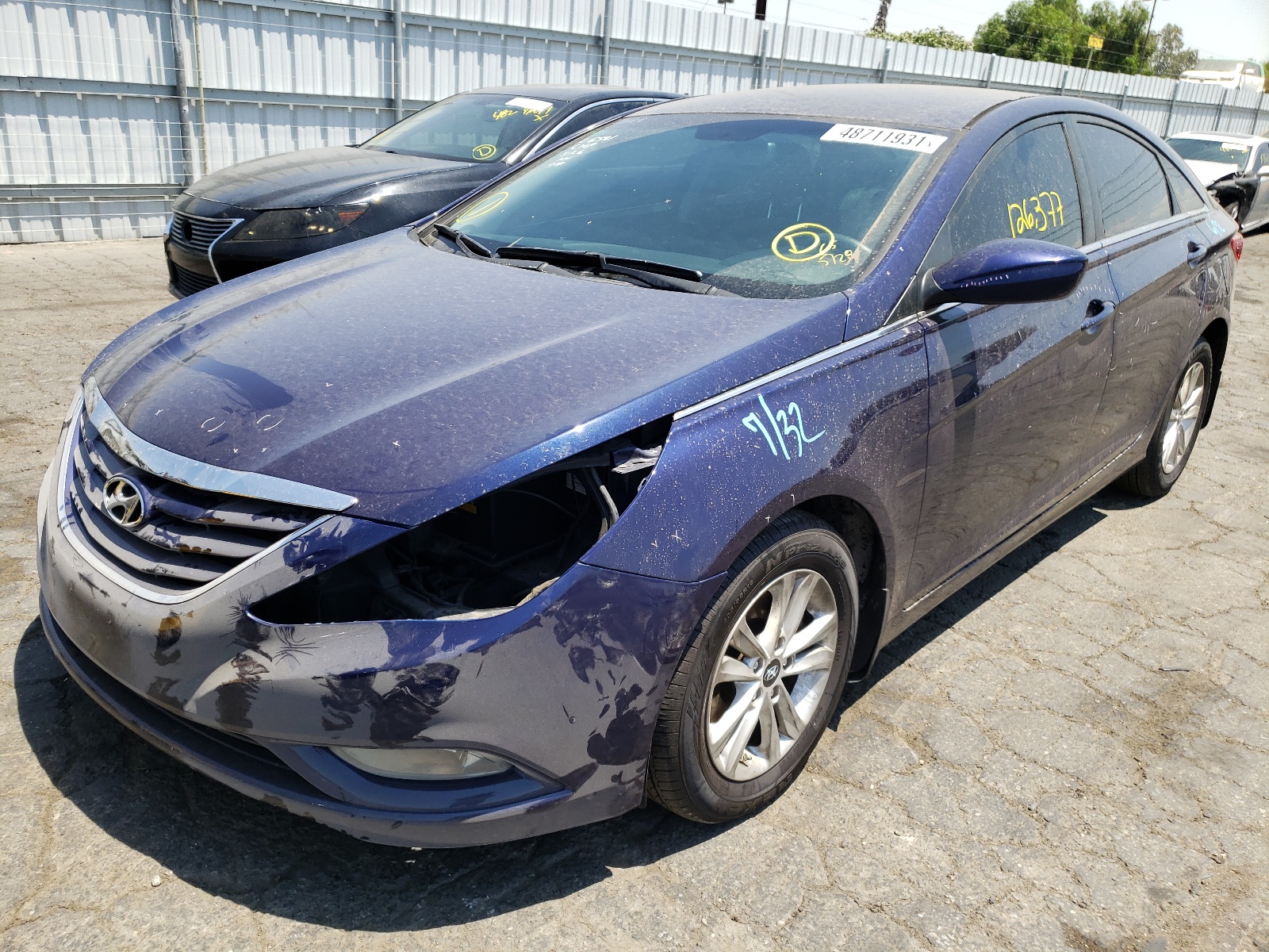 Photo 2 from auction – 2013 HYUNDAI SONATA GLS with VIN 5NPEB4ACXDH632433