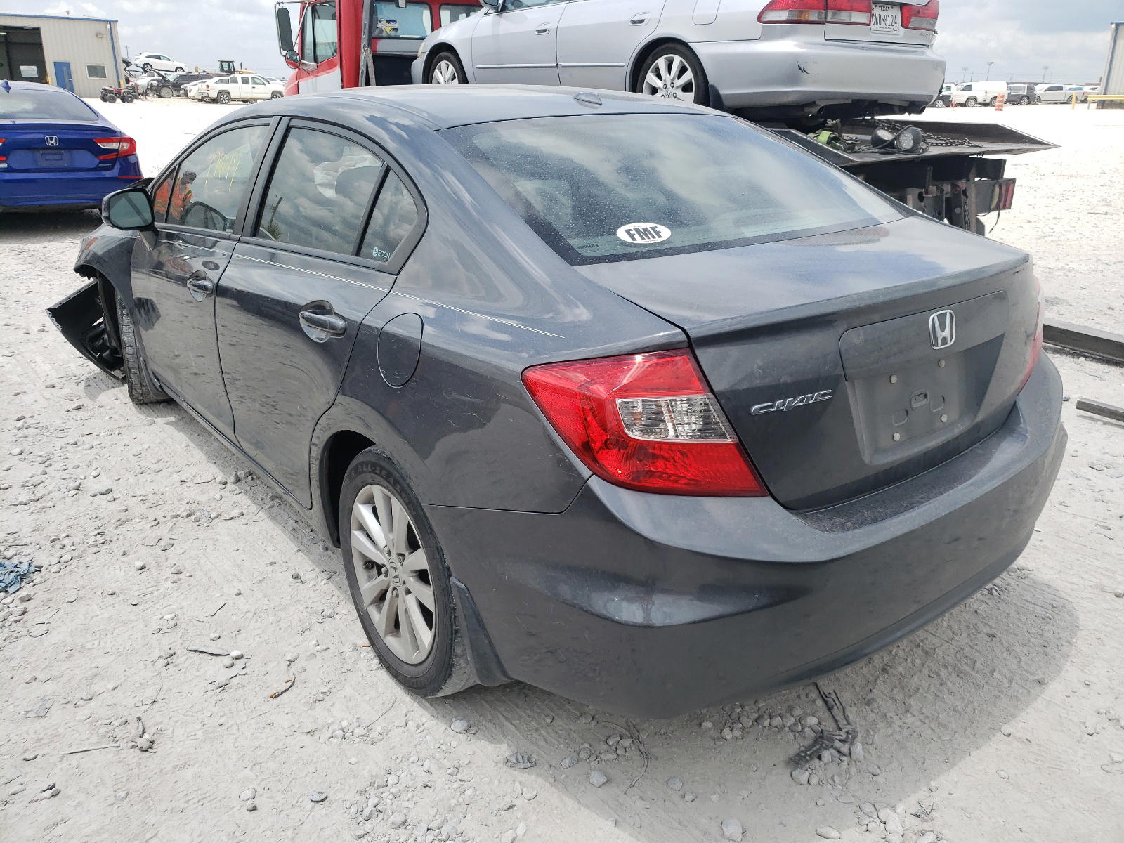 Photo 3 from auction – 2012 HONDA CIVIC EX with VIN 2HGFB2F80CH556582